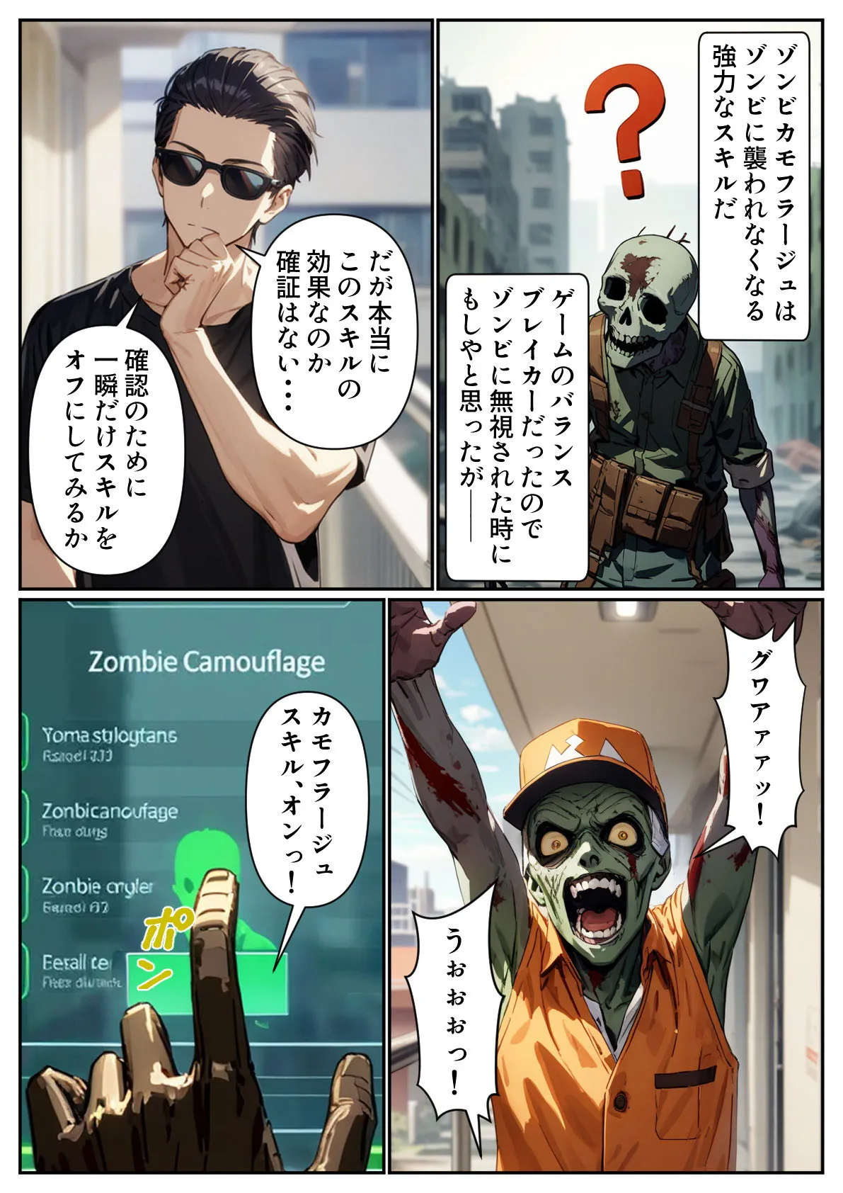 ゾンビがあふれる世界で俺だけゲームスキルが使える - 11ページ