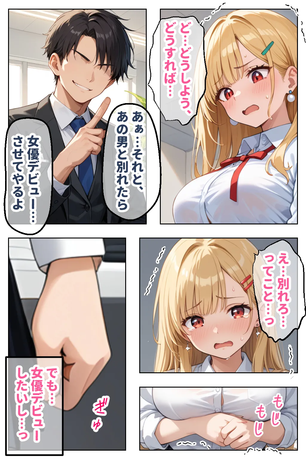 見た目ギャル、中身清楚が堕ちるまで 4NTR編 - 9ページ