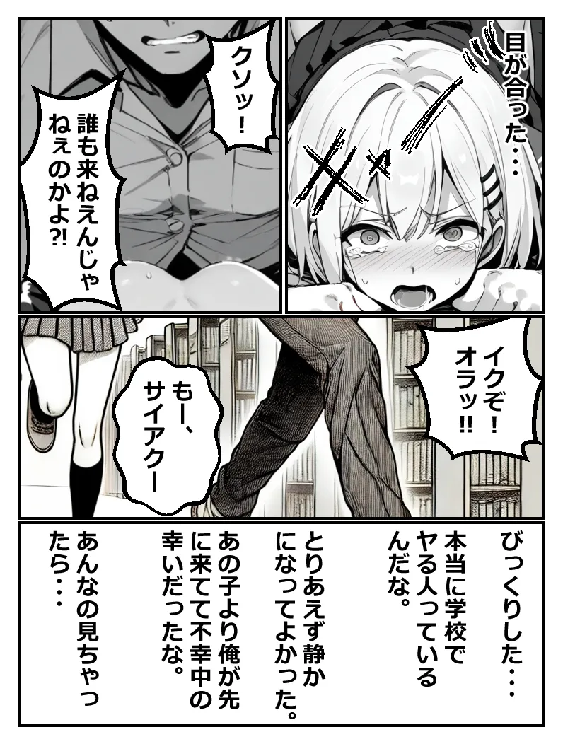 図書室にいた無口な女の子が実はえちえちだったので生ハメしても何も言わないから中出ししまくった話 - 11ページ