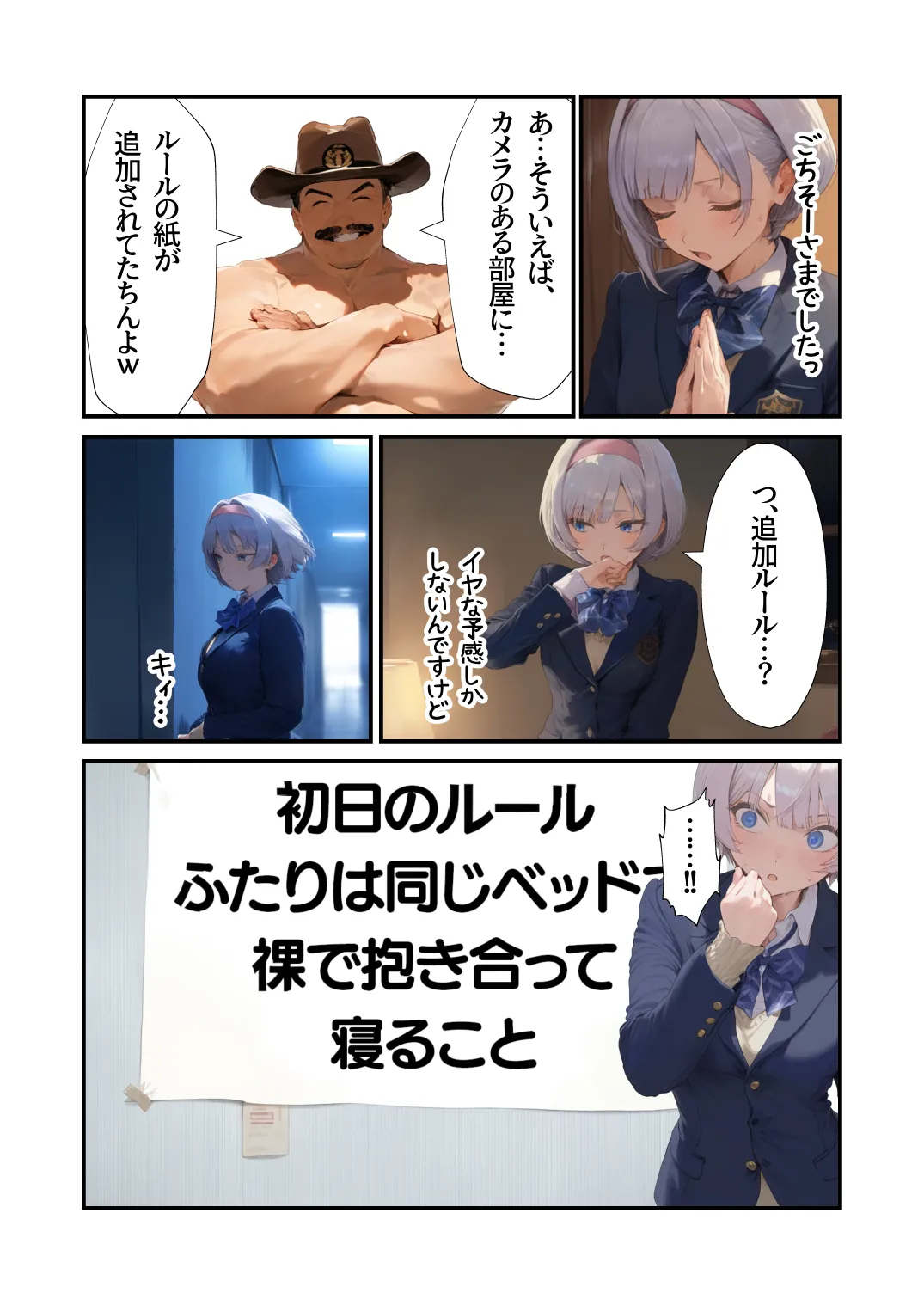 【セックスしないと出られない部屋】美少女でも流石におじさんとHしちゃう説 - 58ページ