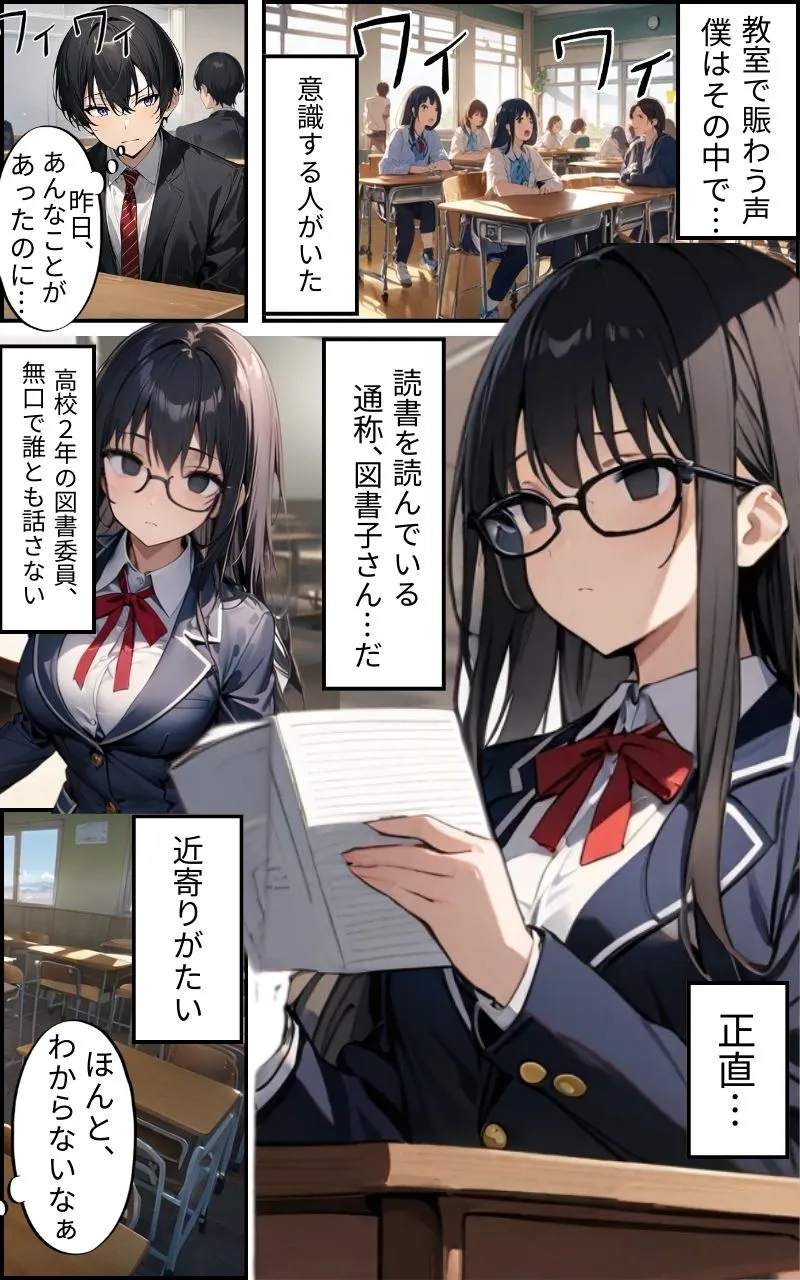 無口な図書子さんは真っ黒な瞳で男性を虜にして食べてます - 6ページ