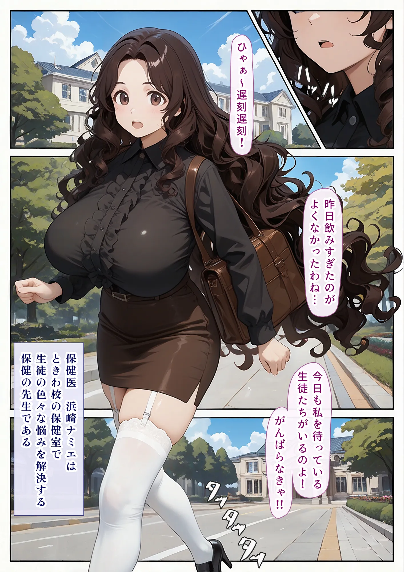 授乳保健室【ナミエ先生の女の子のイかせ方】 - 1ページ