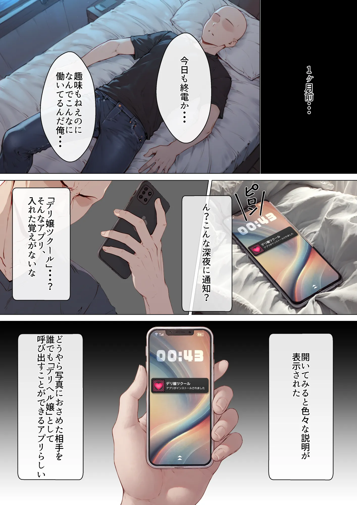 デリ嬢ツクール 〜街で見かけた美人母娘で童貞卒業？！〜 - 3ページ