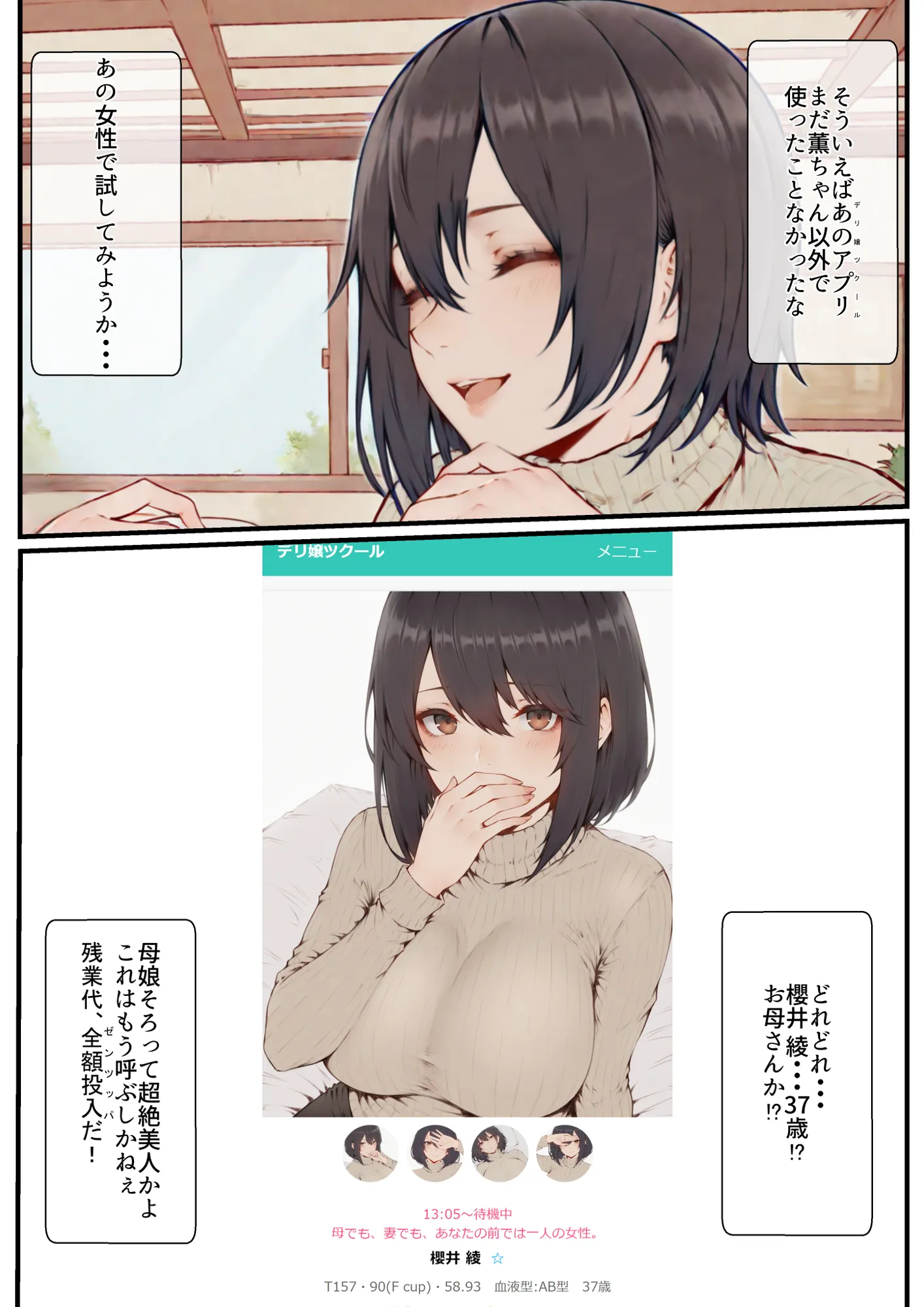 デリ嬢ツクール 〜街で見かけた美人母娘で童貞卒業？！〜 - 26ページ