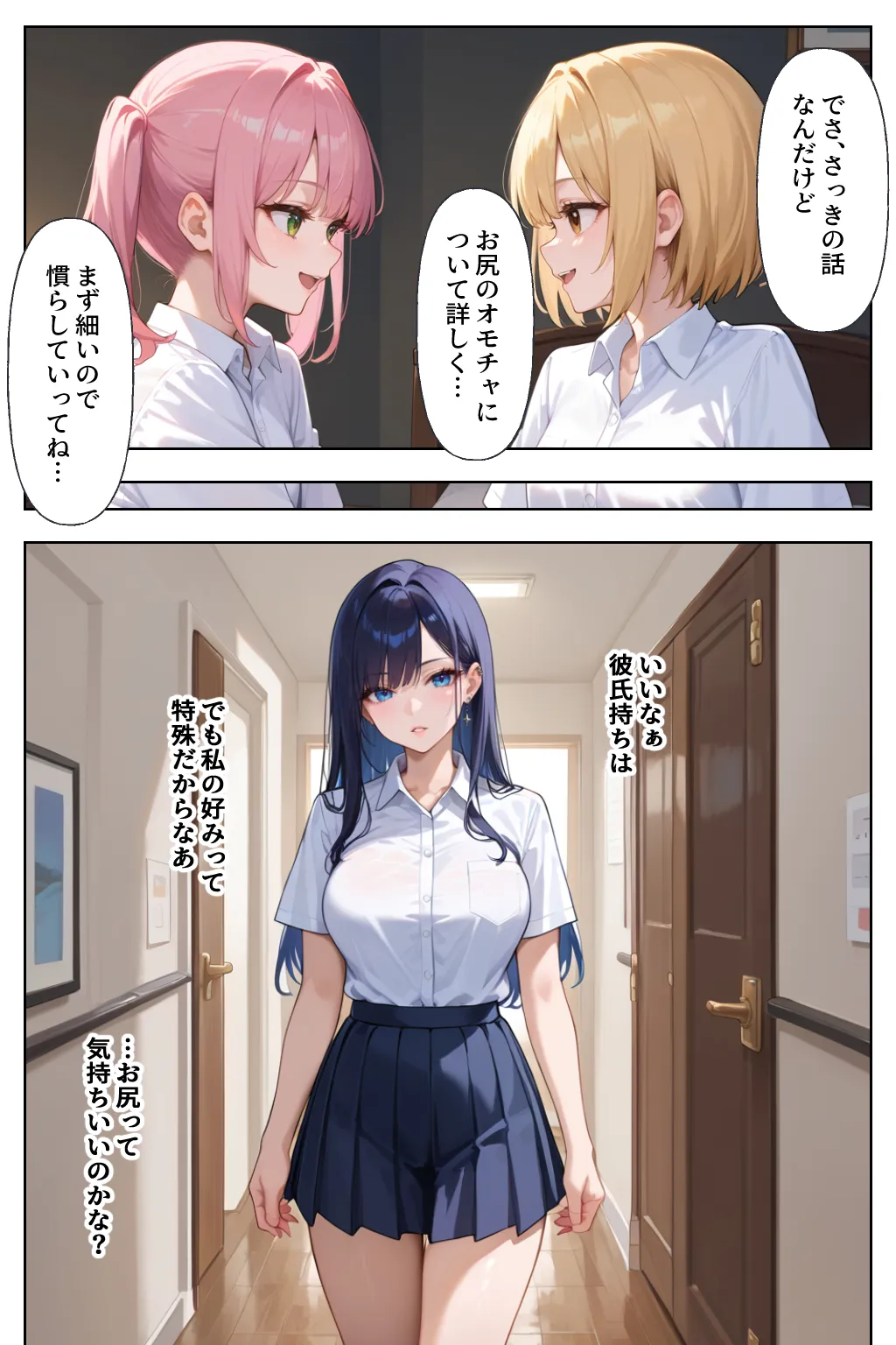 妹のギャル友にシコってる所を見られ下僕になる話 - 7ページ