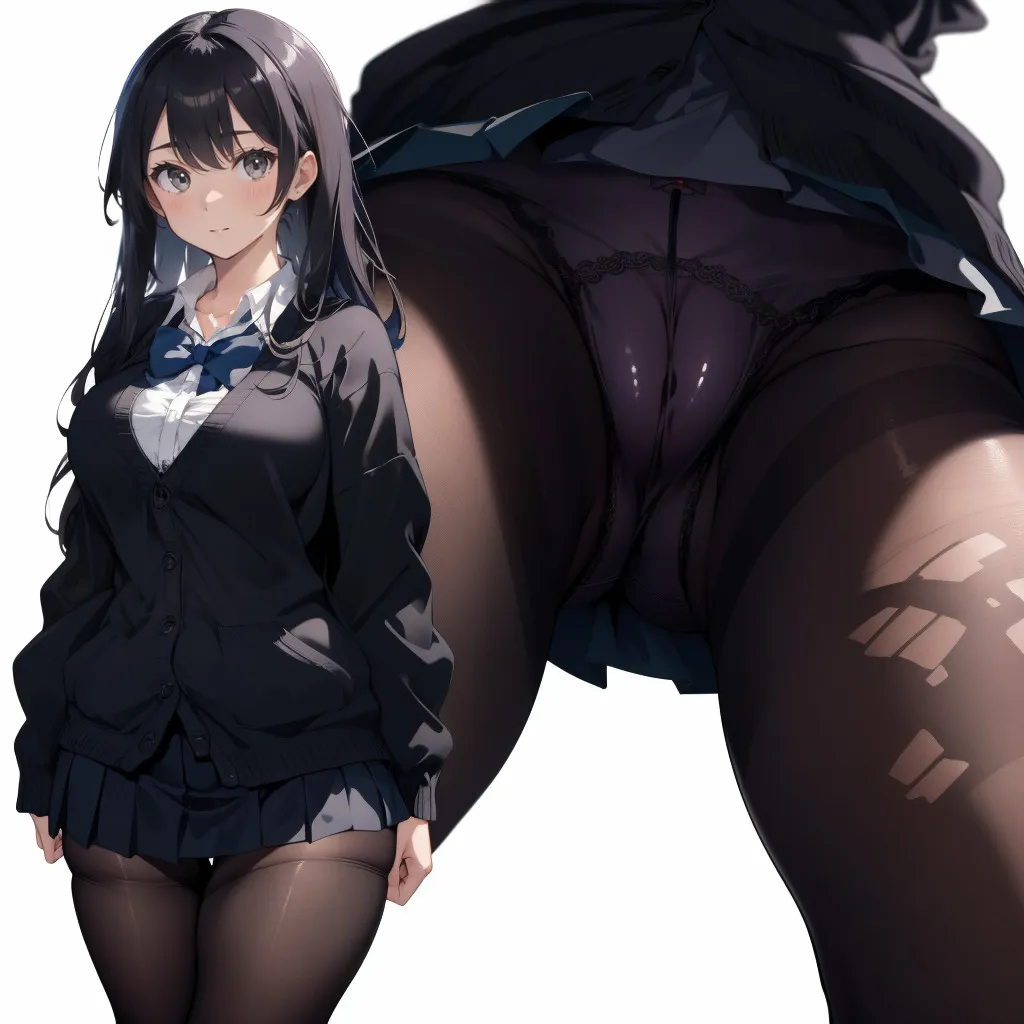 制服JK（黒）のえちえちおパンツ盗撮アングル Vol.1＋Vol.2 - 1ページ