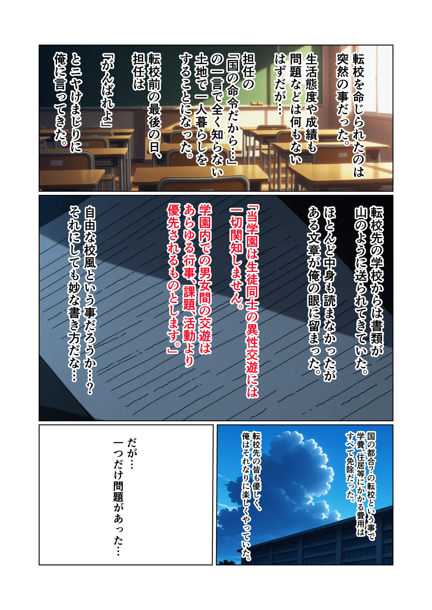 いつでもえっちOKの学園で唯一の男子の俺が女子とヤりたい放題する話 - 1ページ