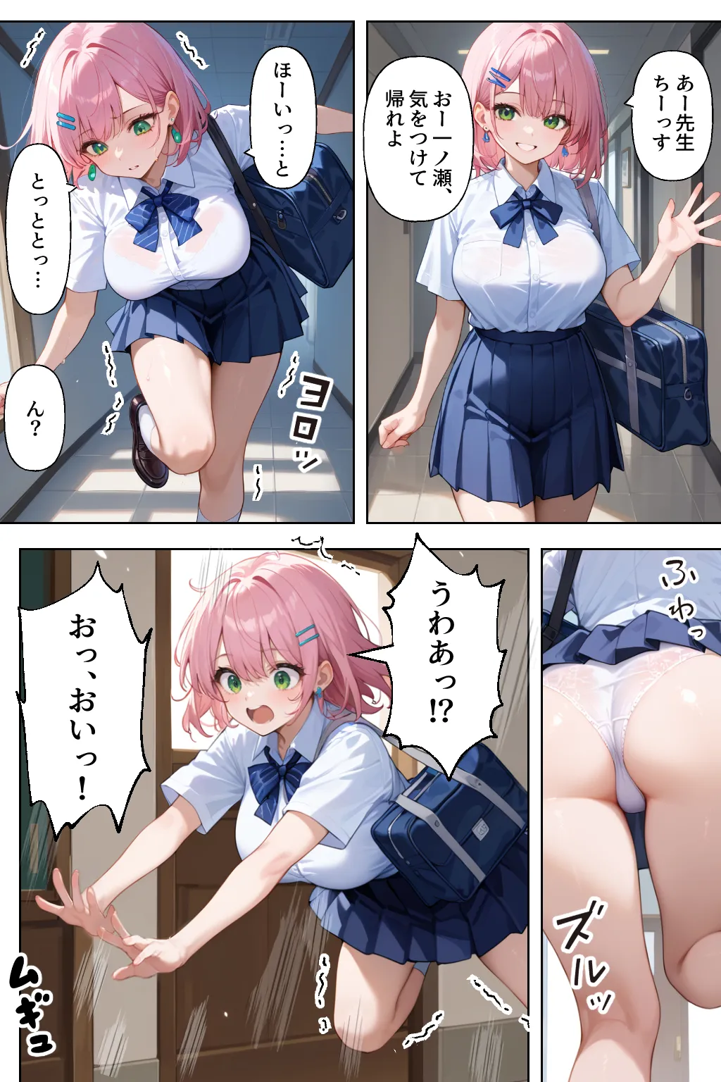 ラッキースケベから始まる超ドジっ子ギャルといちゃラブセックス - 4ページ