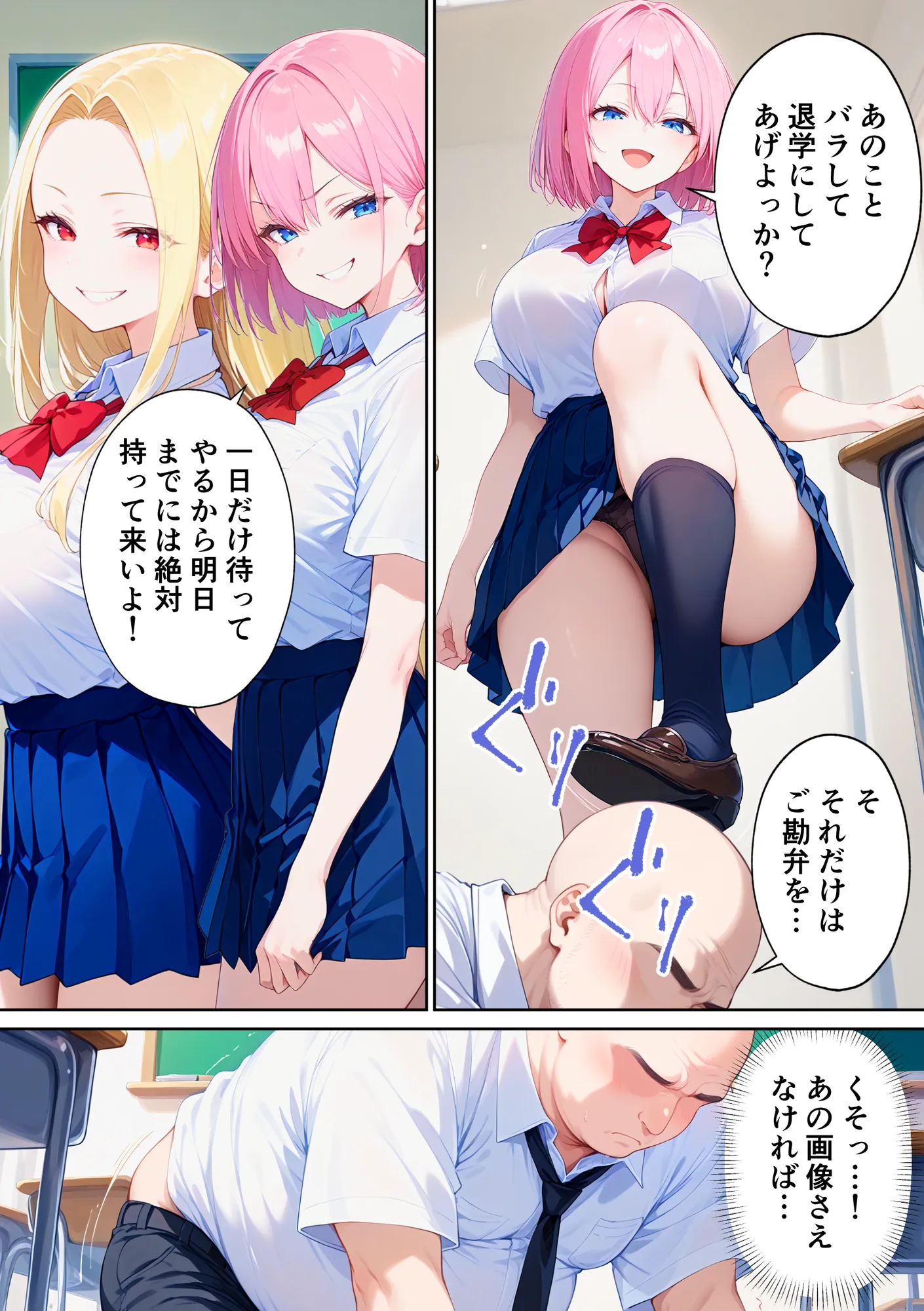 俺をいじめる性悪女たちに催●アプリで復讐してハーレムを作る話 - 3ページ