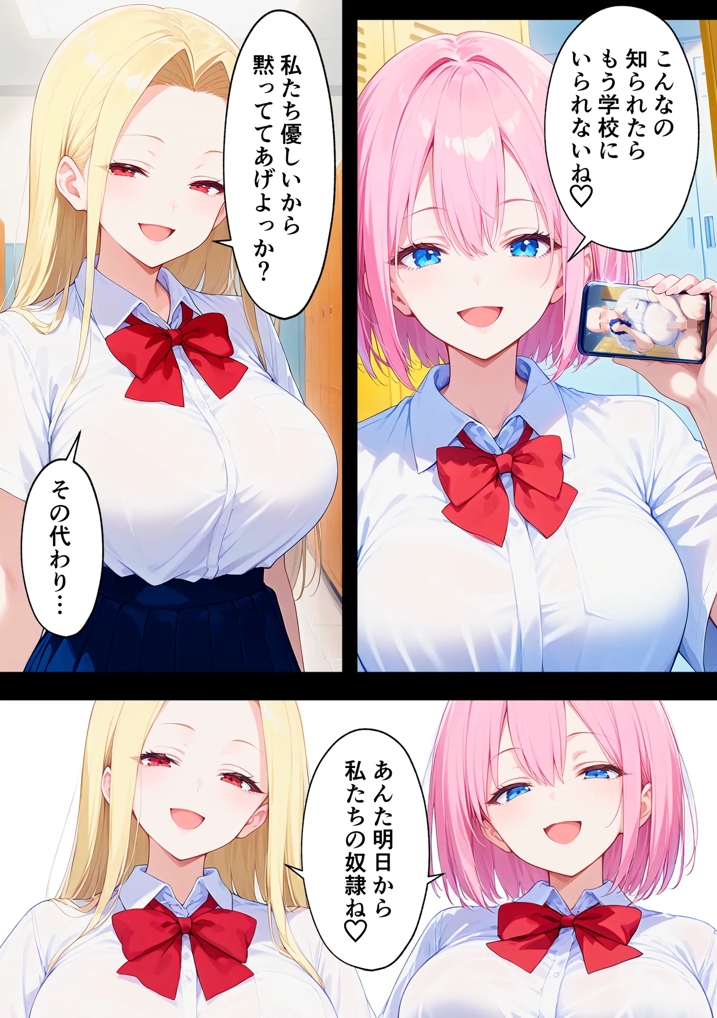 俺をいじめる性悪女たちに催●アプリで復讐してハーレムを作る話 - 5ページ