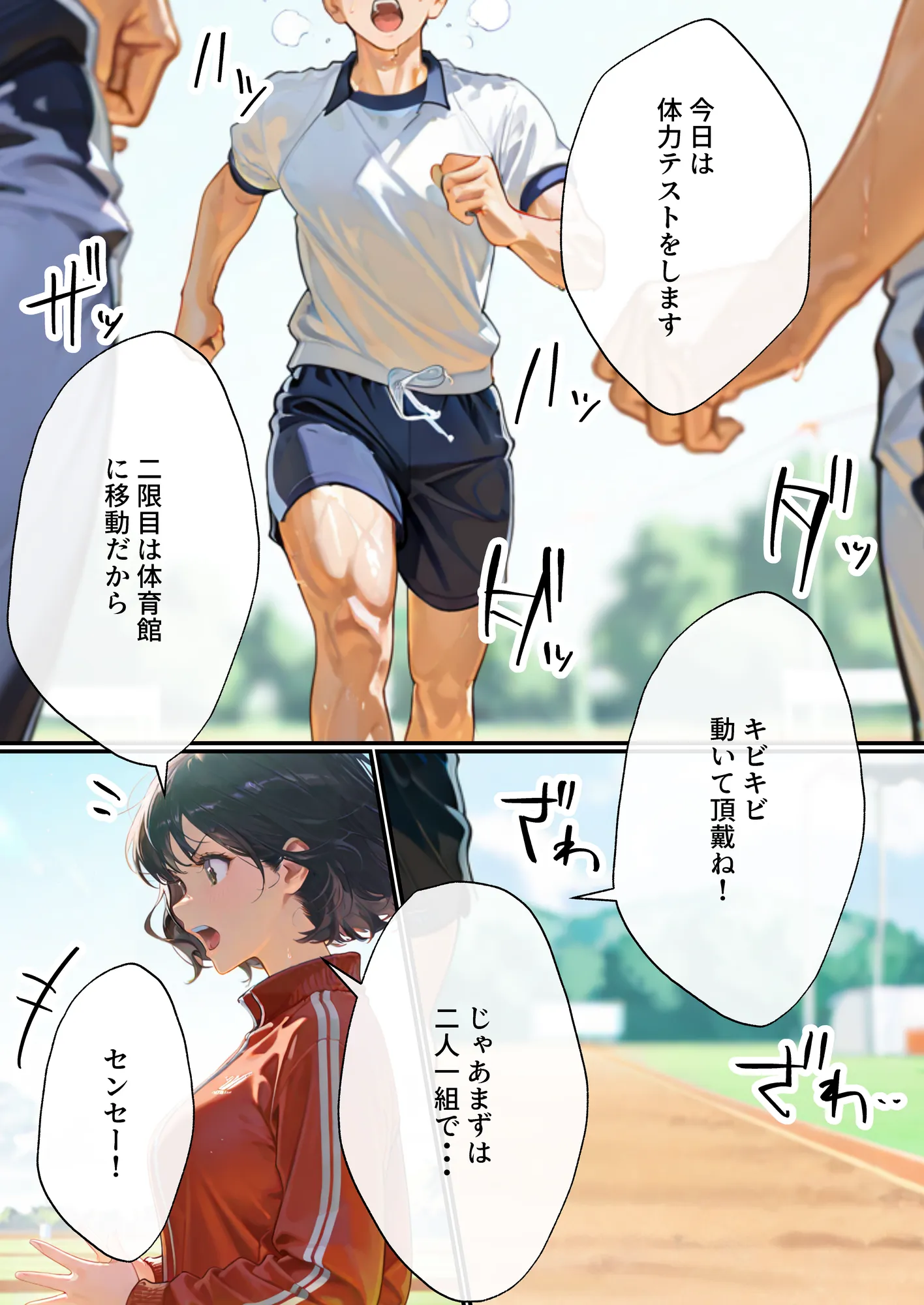 不妊に悩む人妻女体育教師と100回イけば赤ちゃんがデキる鬼絶頂妊活マッサージ - 6ページ