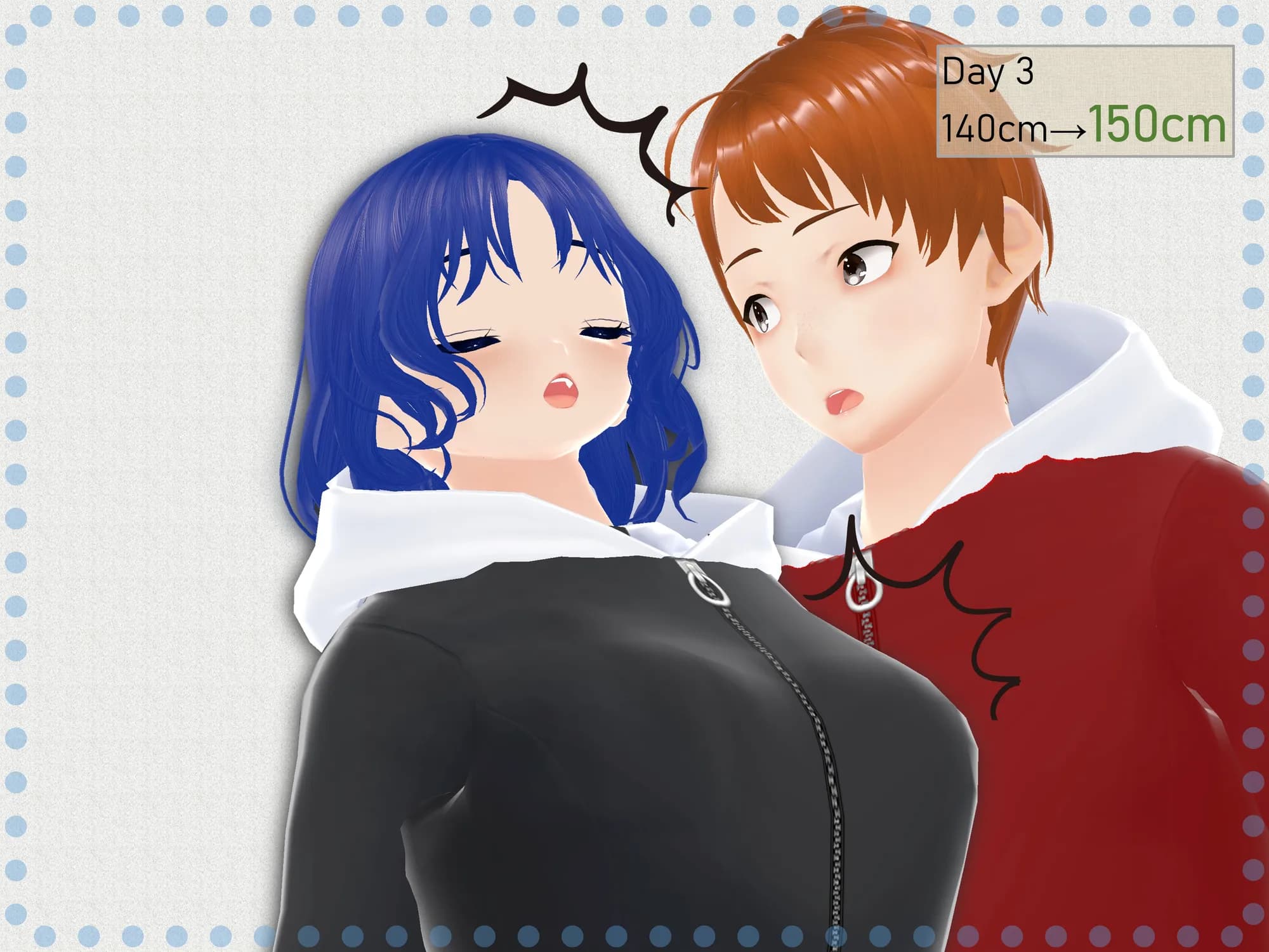 女子だけ成長 男子を追い抜く 成長音〜あまあま彼女編〜 - 18ページ