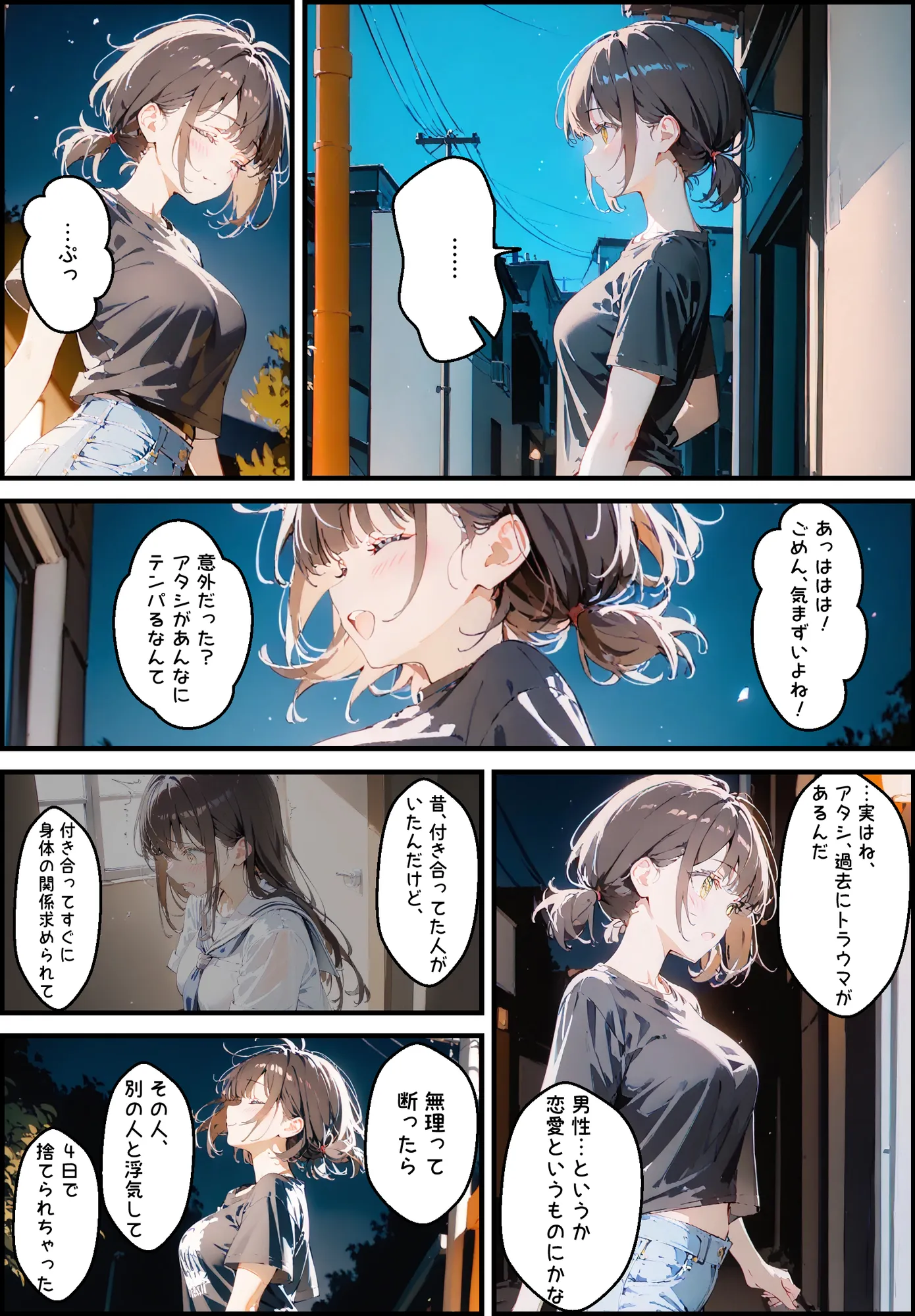 隣に住んでる大学の同期と甘々初えっち - 7ページ