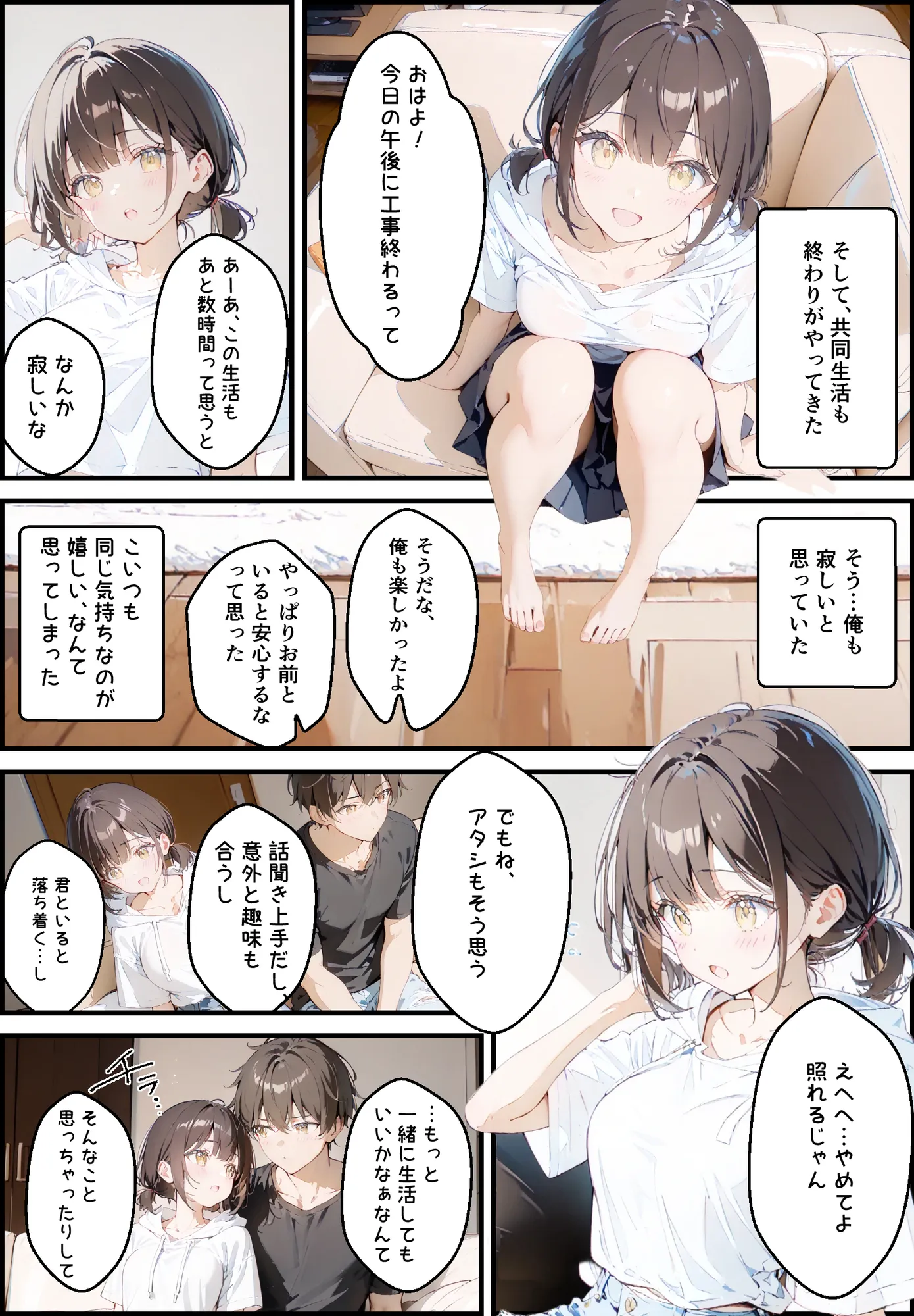 隣に住んでる大学の同期と甘々初えっち - 17ページ