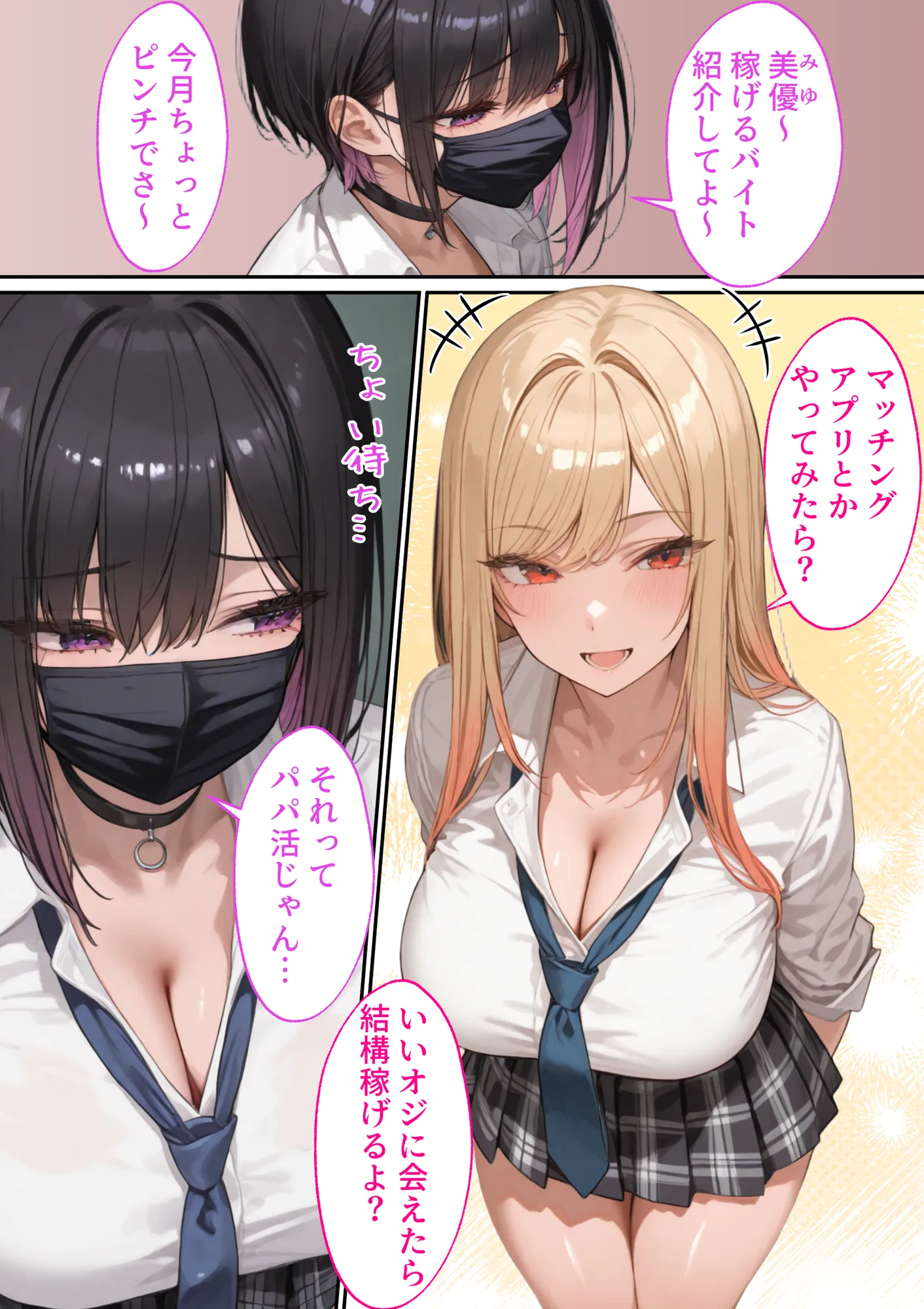 モテないオタクの家に巨乳ギャルが来る話 - 2ページ