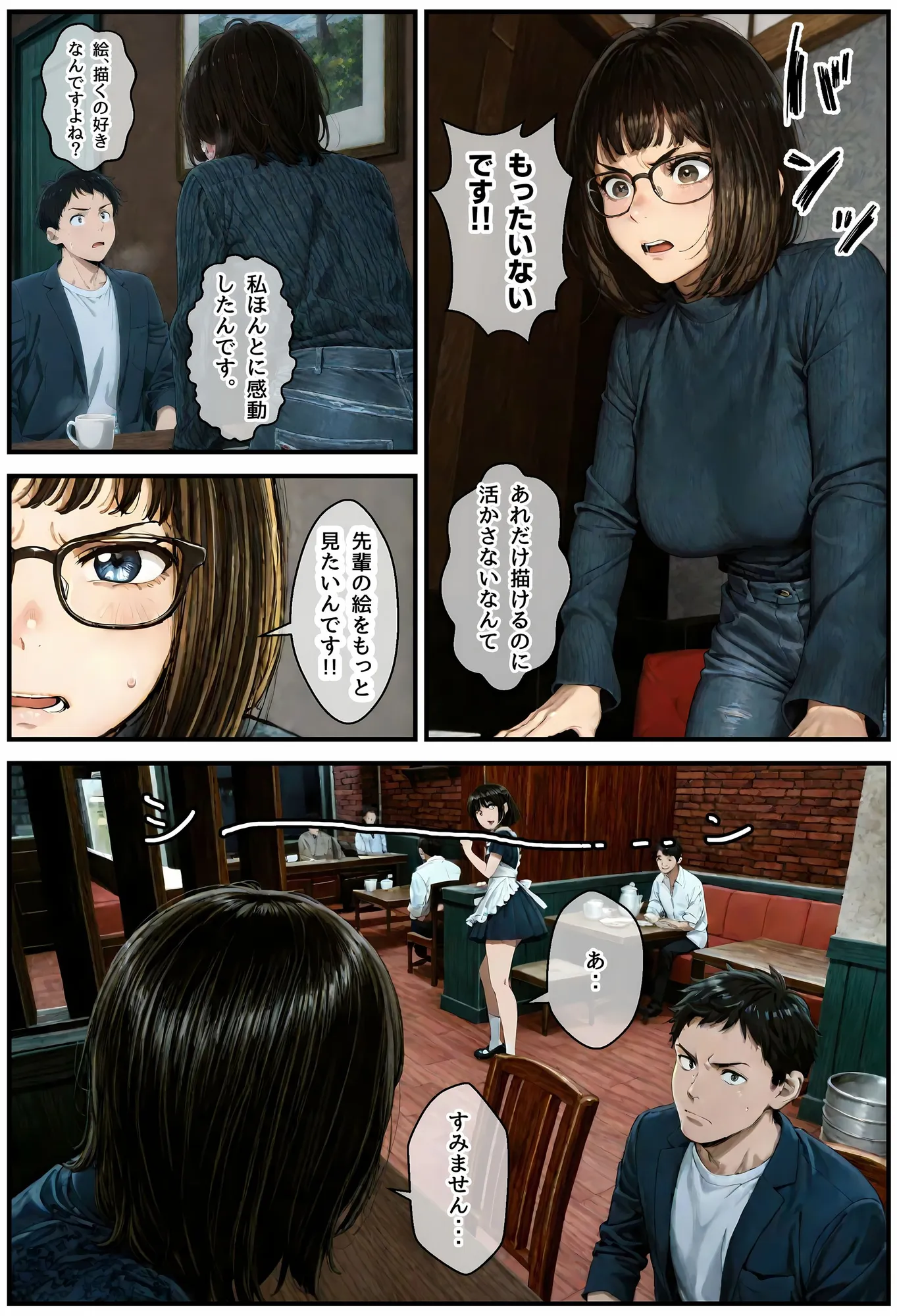 地味でオタクな後輩とエロ漫画を作ることになったんだが - 10ページ