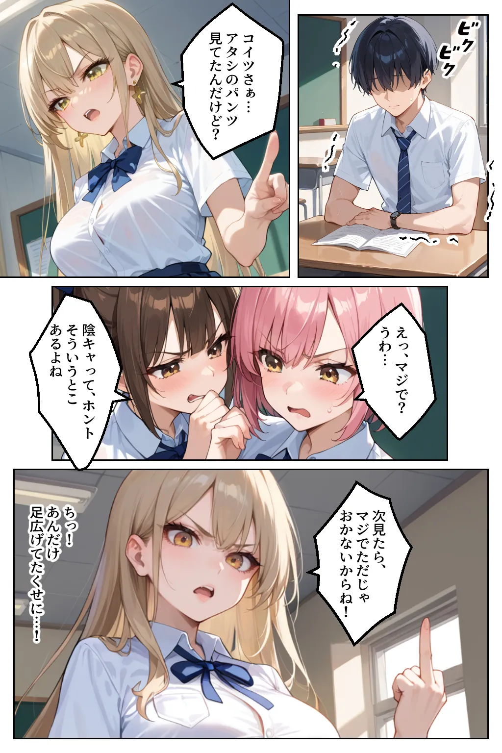 見下していた陰キャち●ぽにドハマリするJKキャバ嬢 - 3ページ