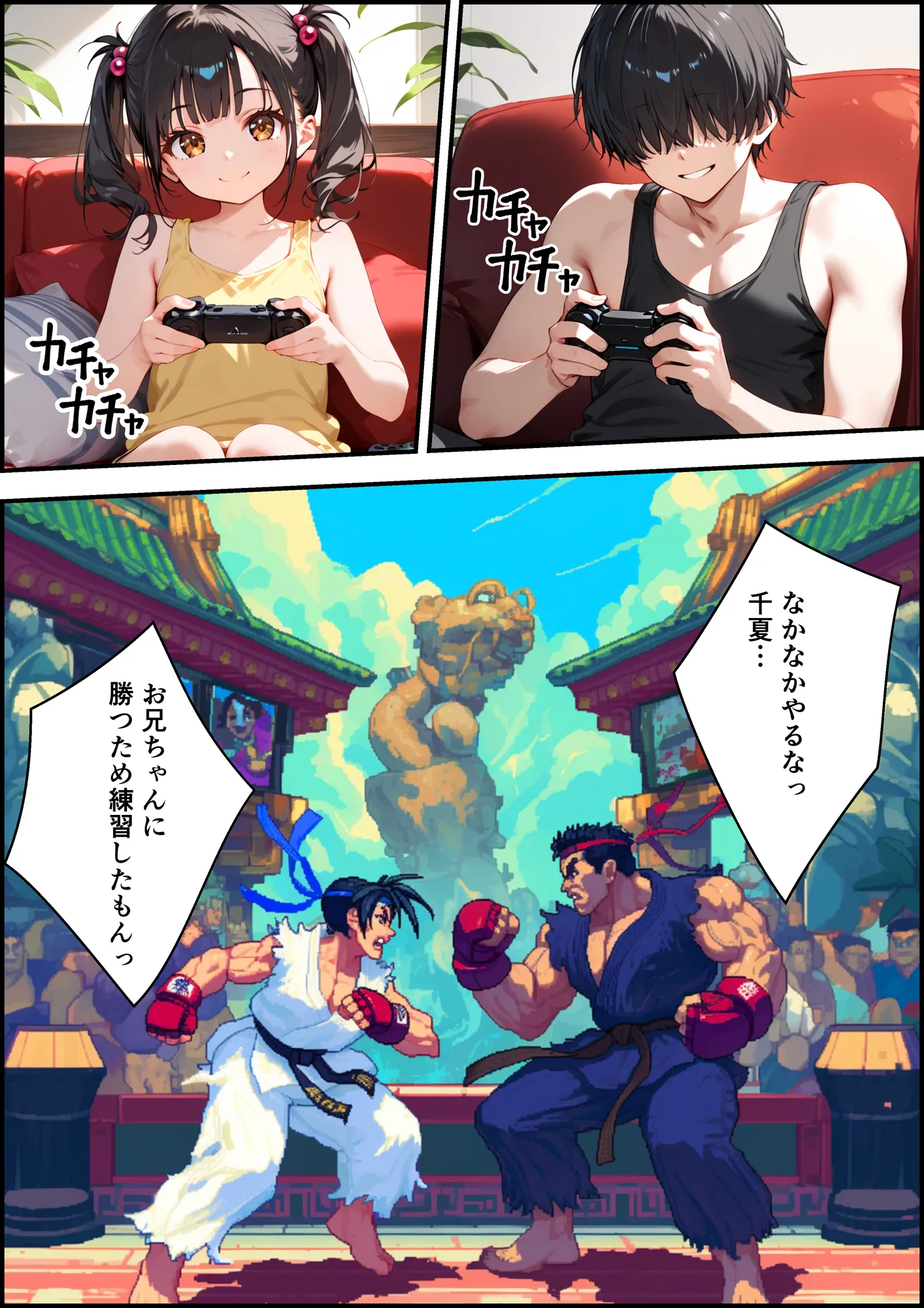 俺を挑発してくる生意気な妹をわからせる話 - 3ページ