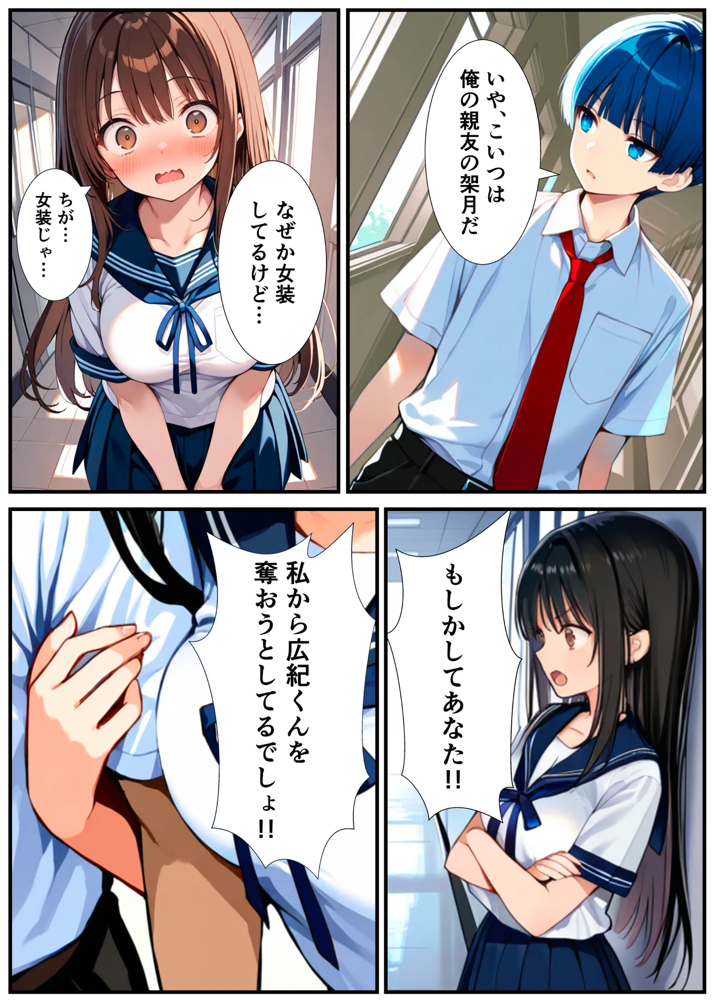 女体化したので大好きだった親友を寝取った話 - 22ページ