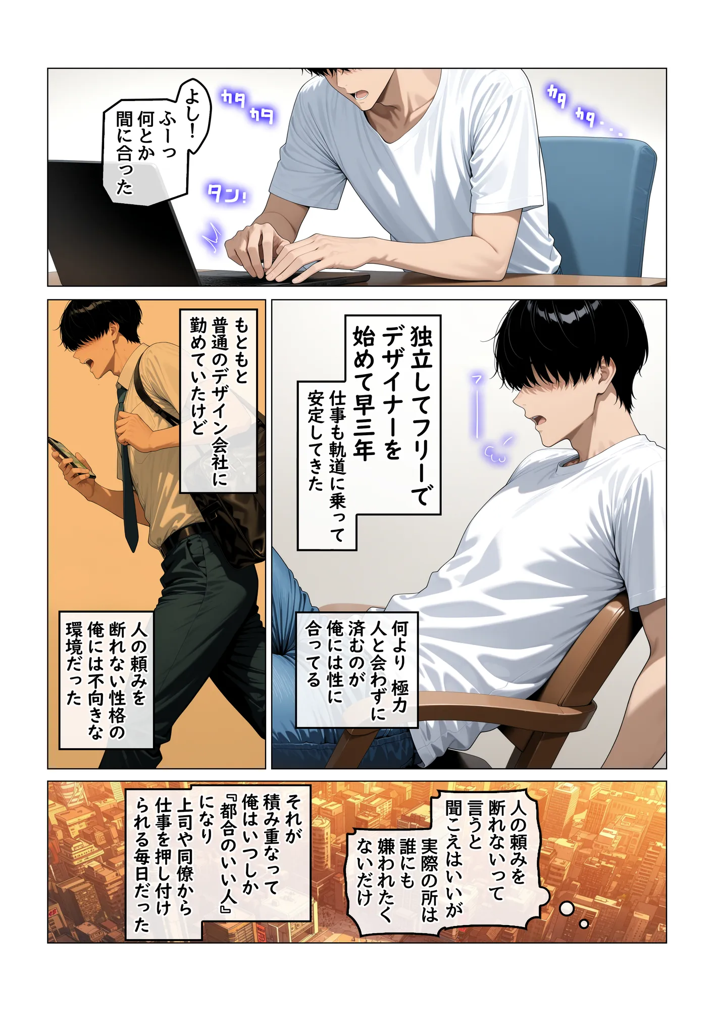 欲求不満を隠し続けてきた未亡人女将と汗だくで求め合う温泉宿の夜1 - 1ページ