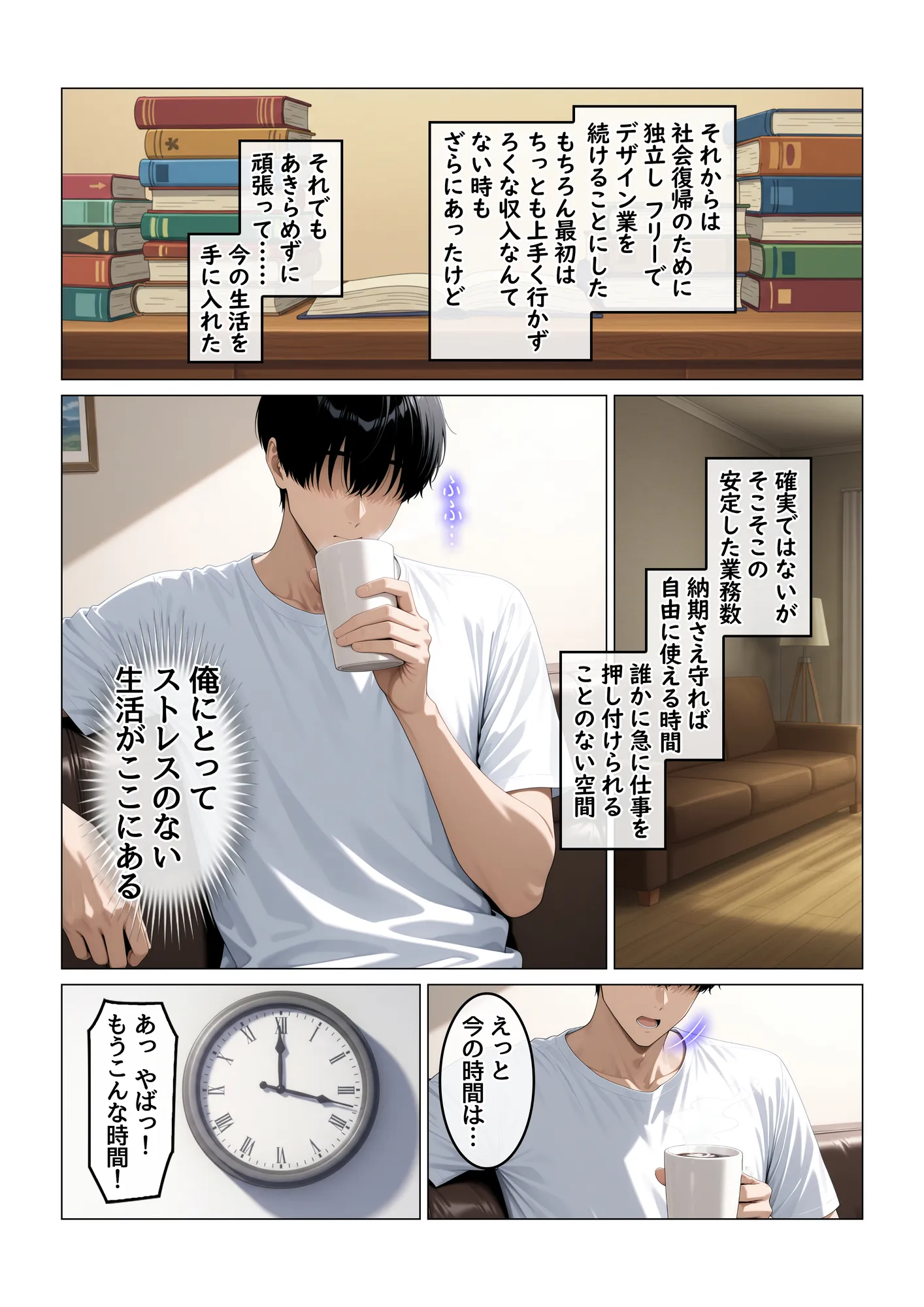 欲求不満を隠し続けてきた未亡人女将と汗だくで求め合う温泉宿の夜1 - 3ページ