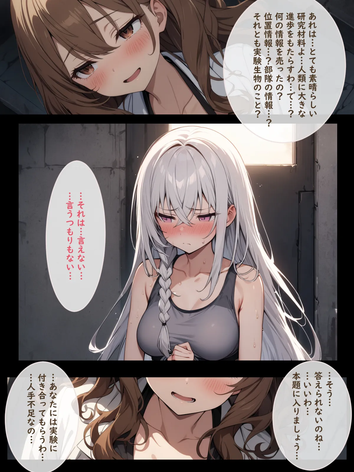 武装少女が触手に襲われたりふたなりになったりする話 - 3ページ