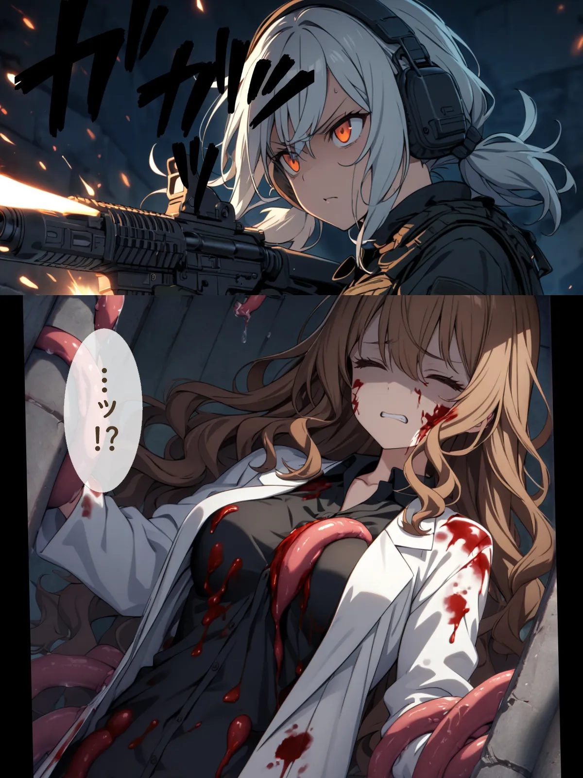 武装少女が触手に襲われたりふたなりになったりする話 - 16ページ