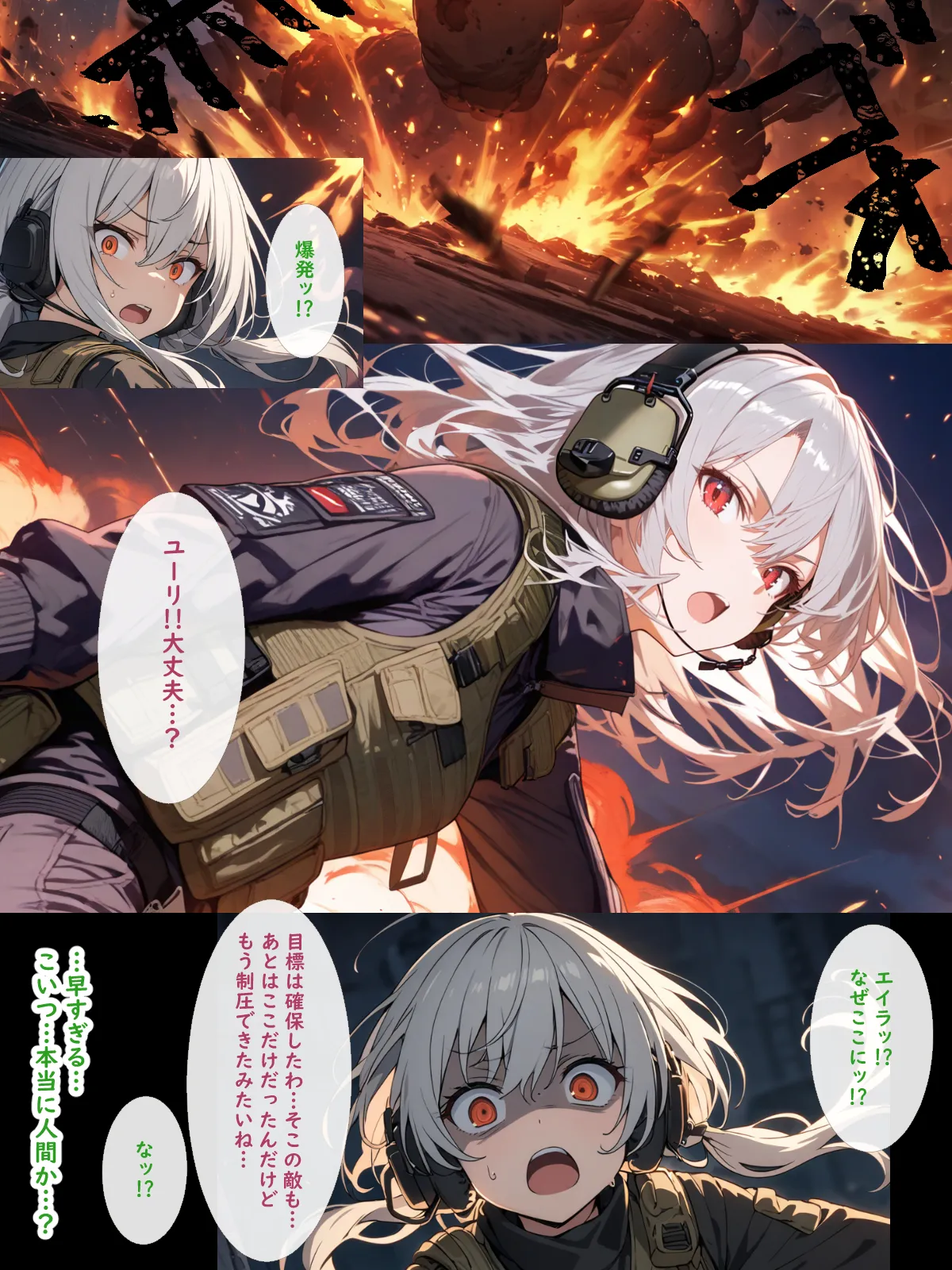 武装少女が触手に襲われたりふたなりになったりする話 - 25ページ