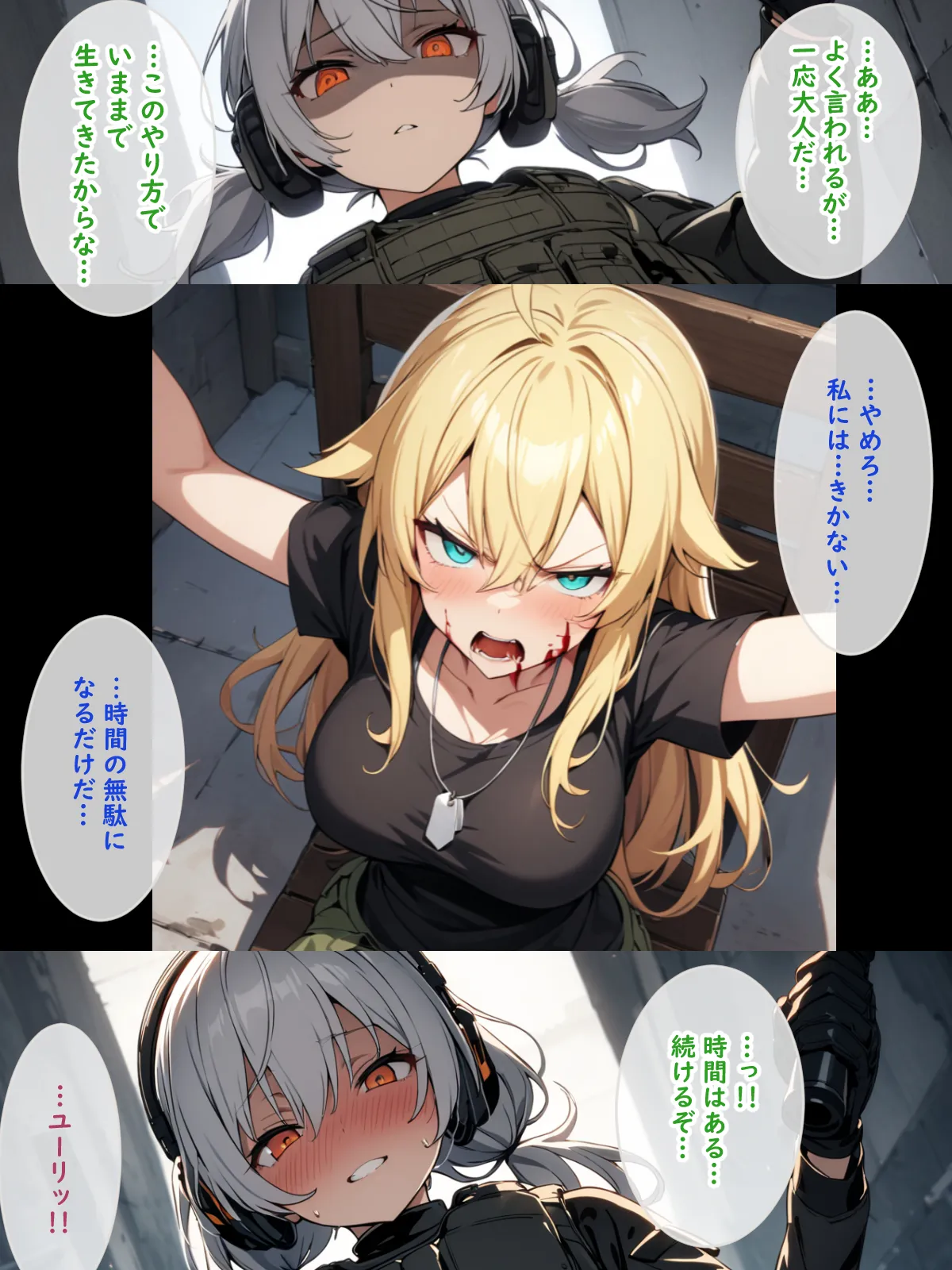 武装少女が触手に襲われたりふたなりになったりする話 - 35ページ