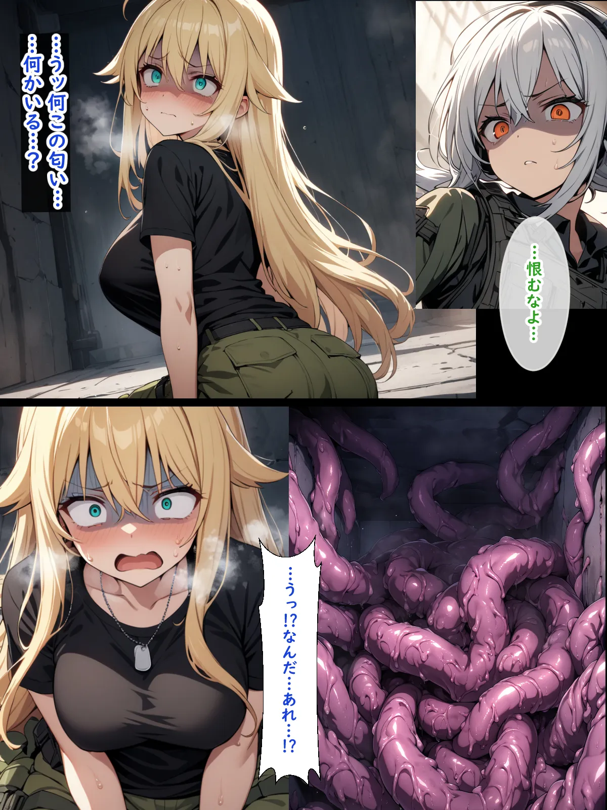 武装少女が触手に襲われたりふたなりになったりする話 - 40ページ