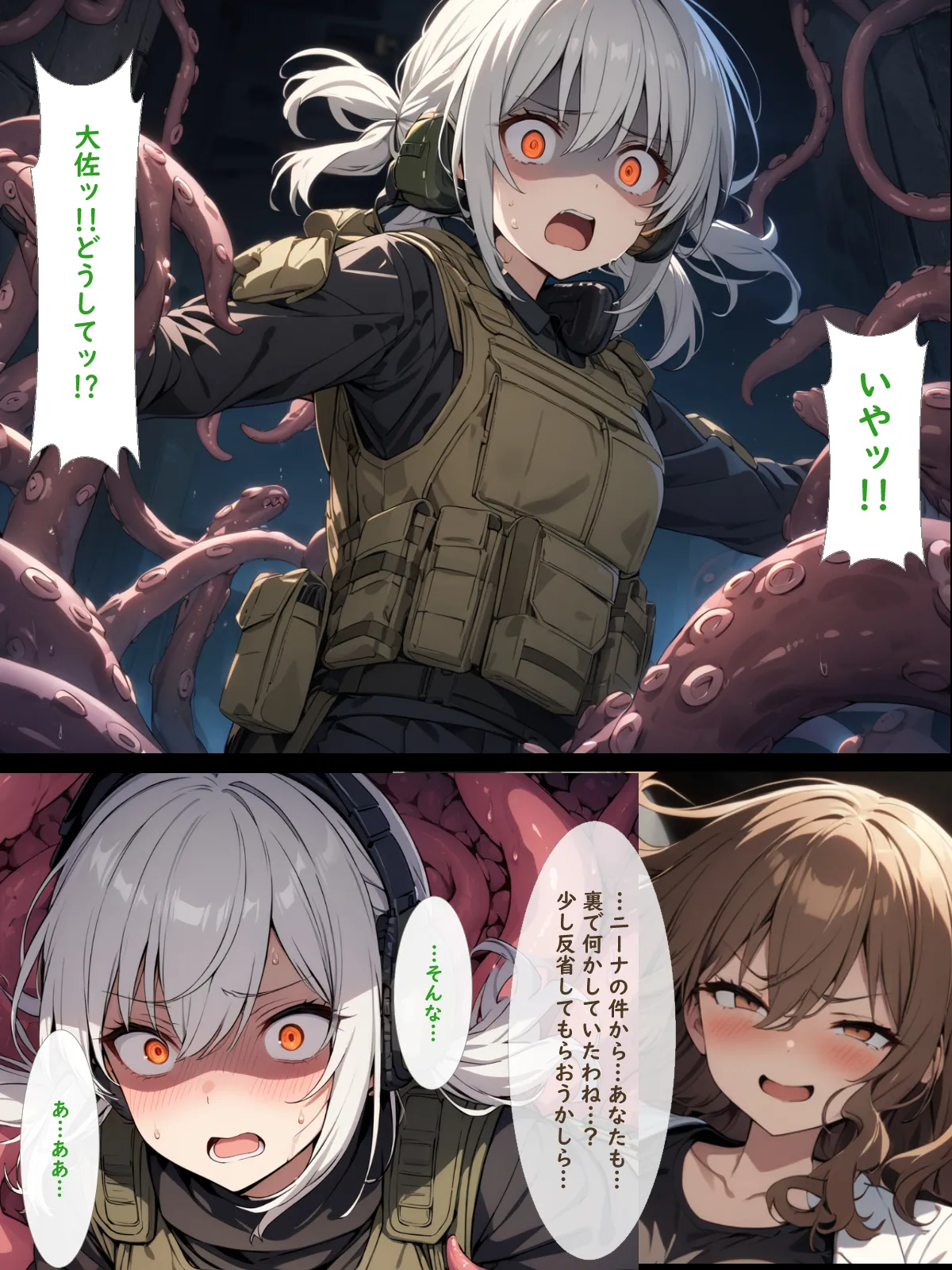 武装少女が触手に襲われたりふたなりになったりする話 - 50ページ