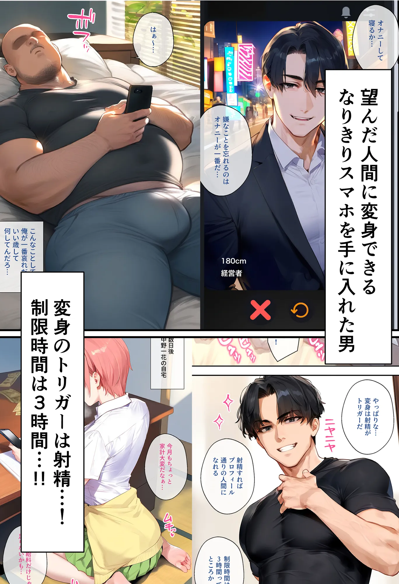 なりきりスマホでパパ活！中●二乃編 - 2ページ