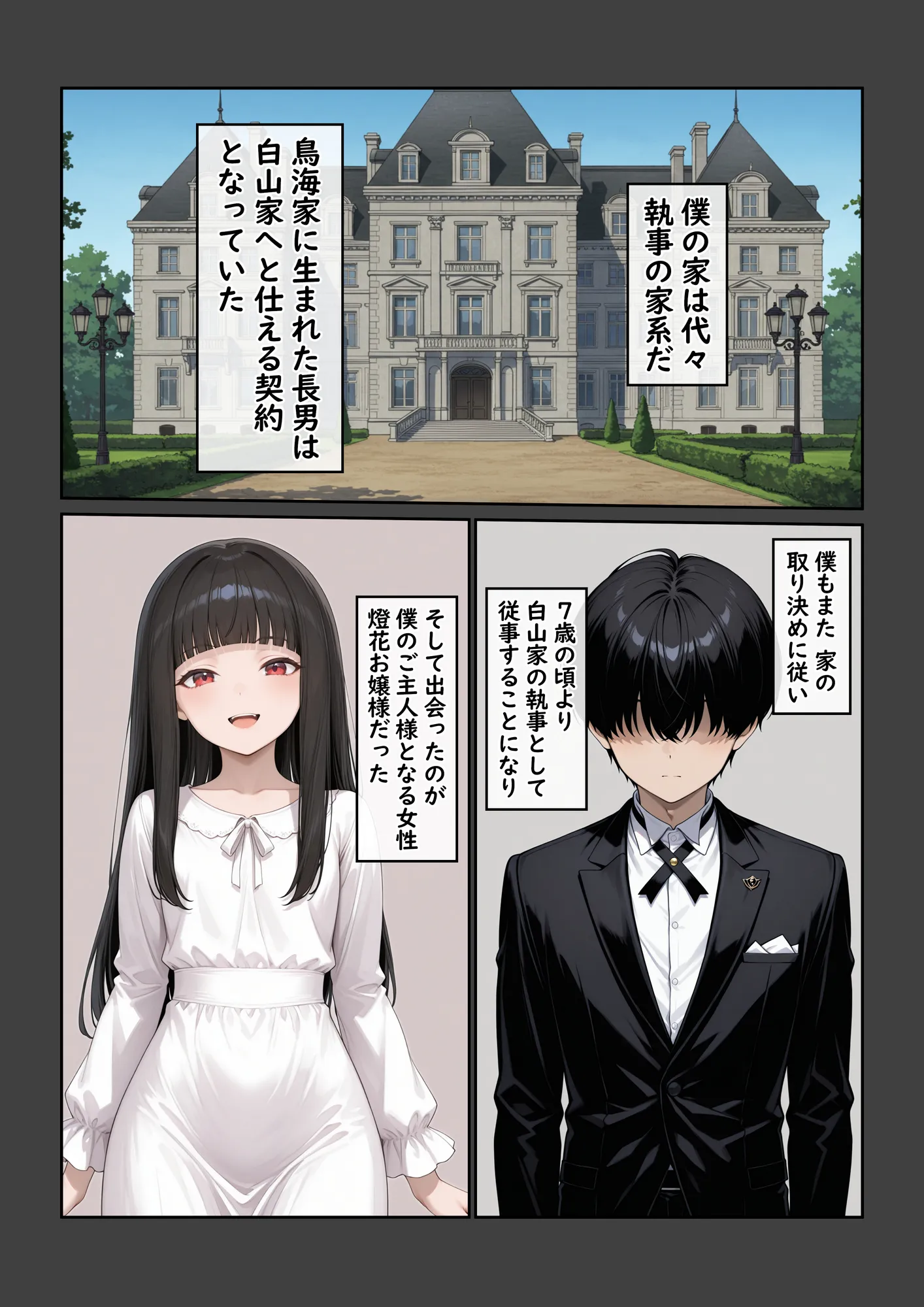 地味な執事の僕が学園一の美女とイチャラブ種付け性活 - 6ページ