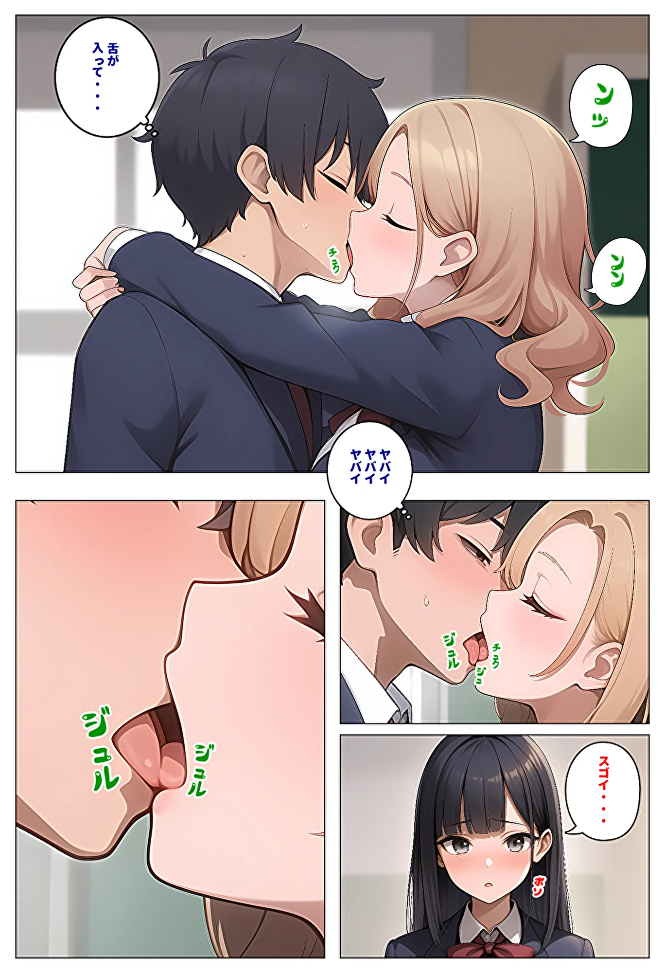 委員長とギャルがセックス勝負を始めたんだが俺が審判をする事になった話 - 2ページ