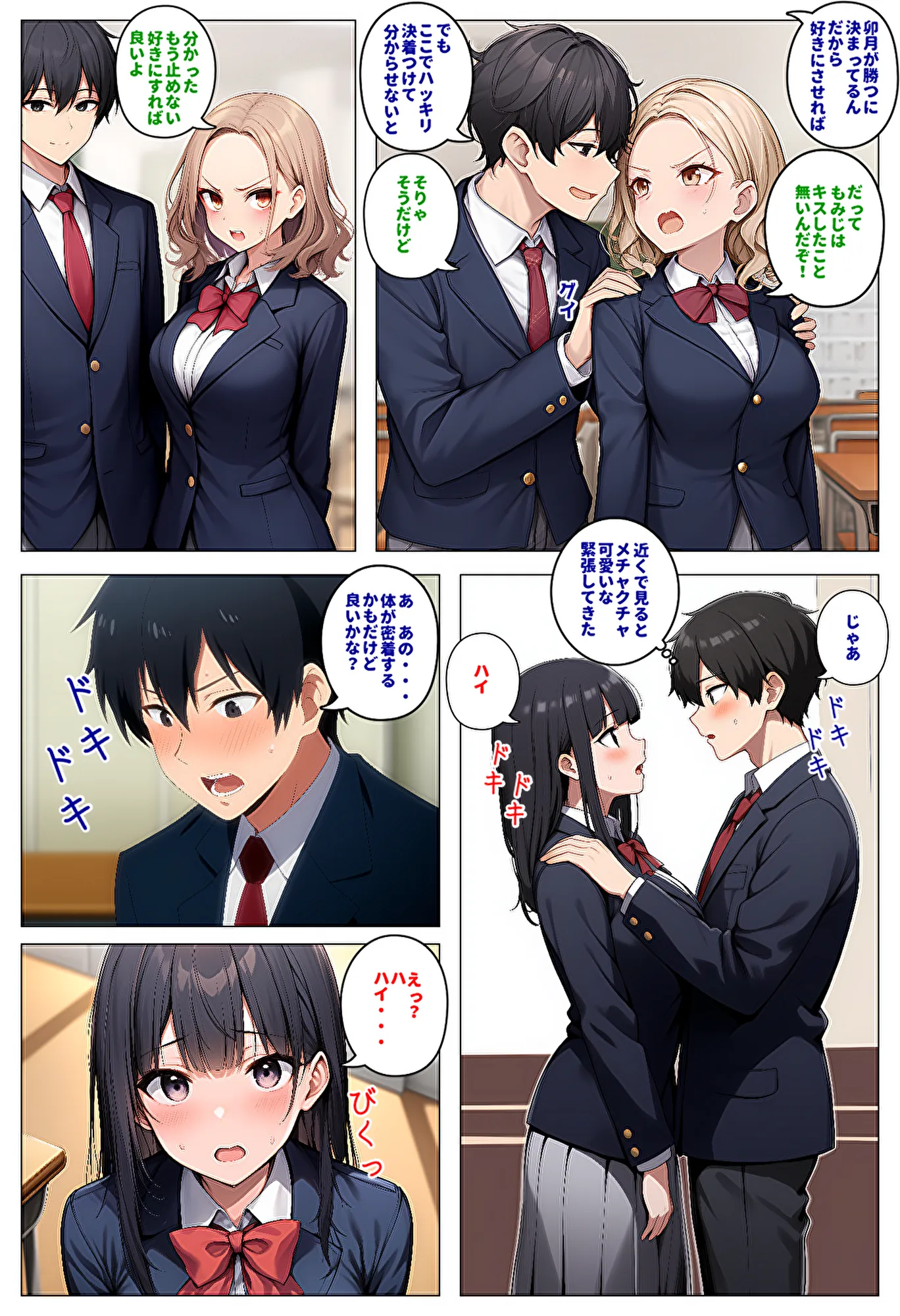 委員長とギャルがセックス勝負を始めたんだが俺が審判をする事になった話 - 6ページ