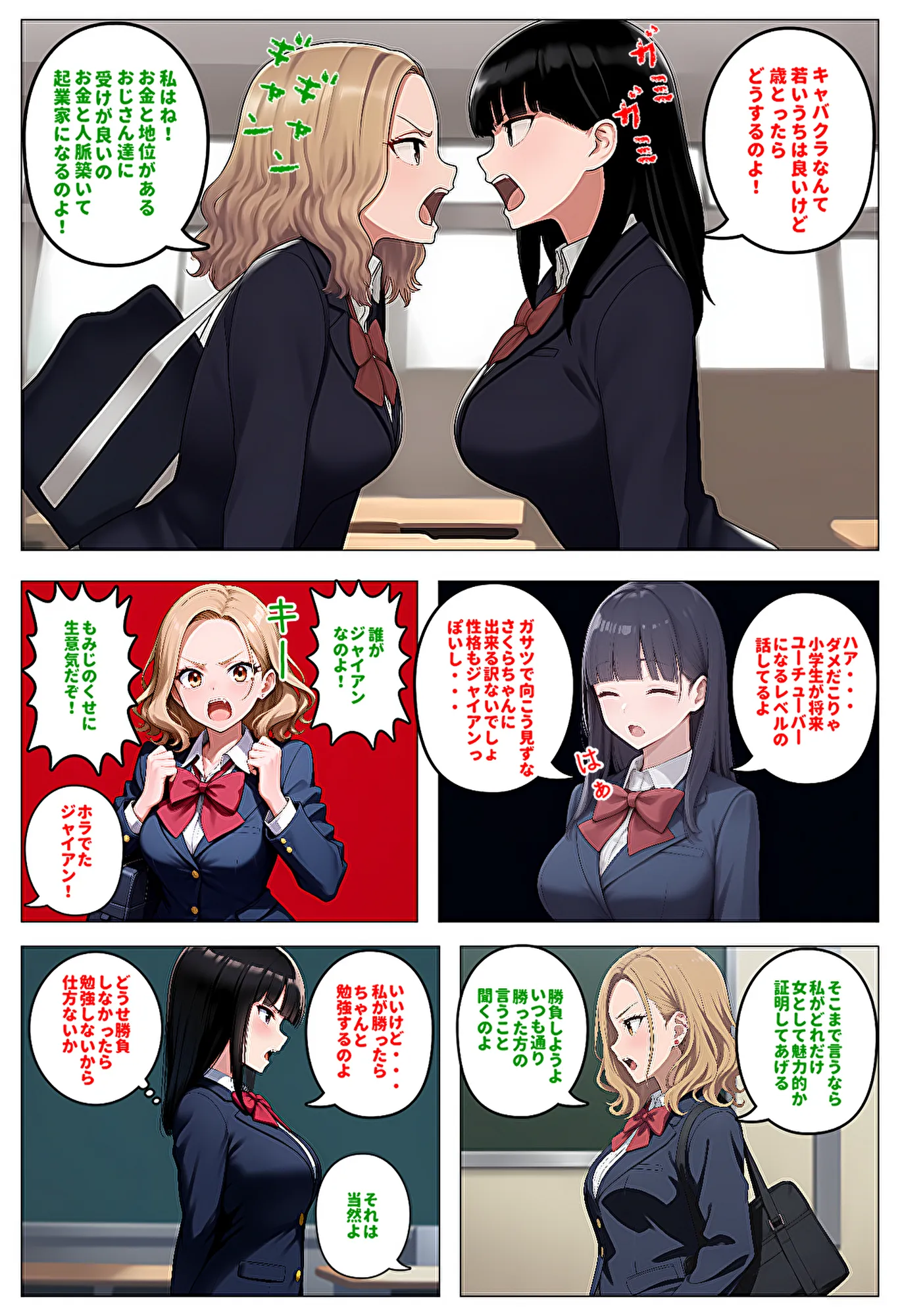 委員長とギャルがセックス勝負を始めたんだが俺が審判をする事になった話 - 12ページ