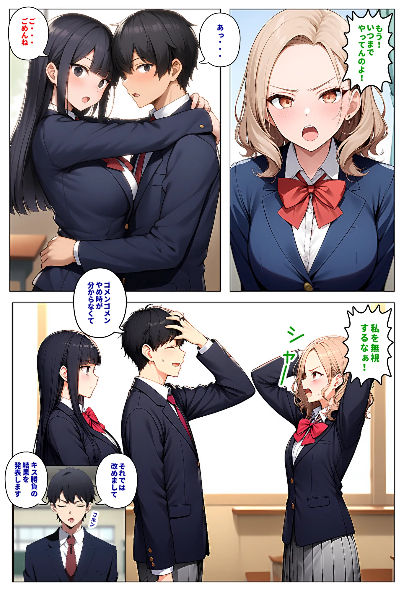 委員長とギャルがセックス勝負を始めたんだが俺が審判をする事になった話 - 13ページ