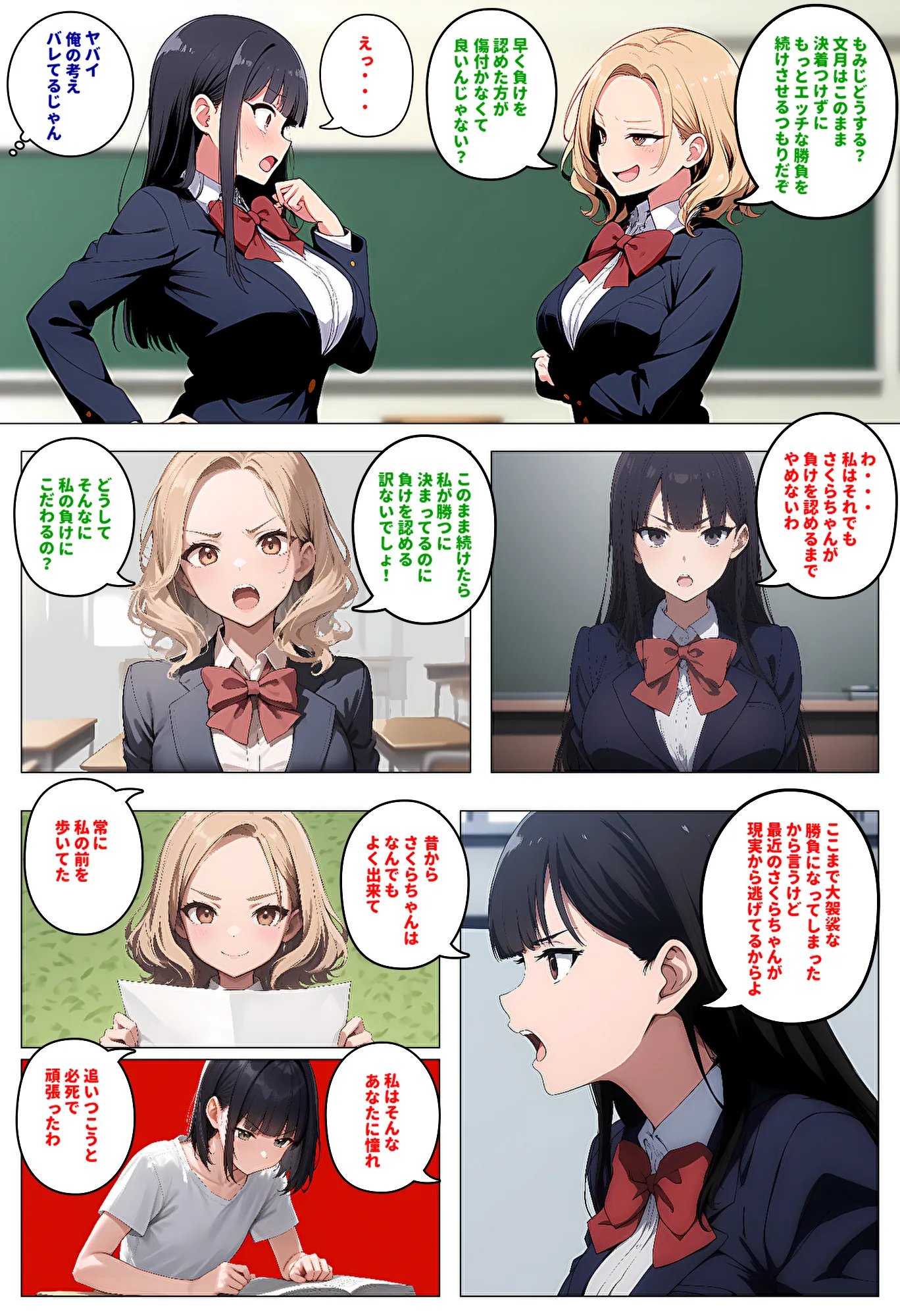 委員長とギャルがセックス勝負を始めたんだが俺が審判をする事になった話 - 16ページ