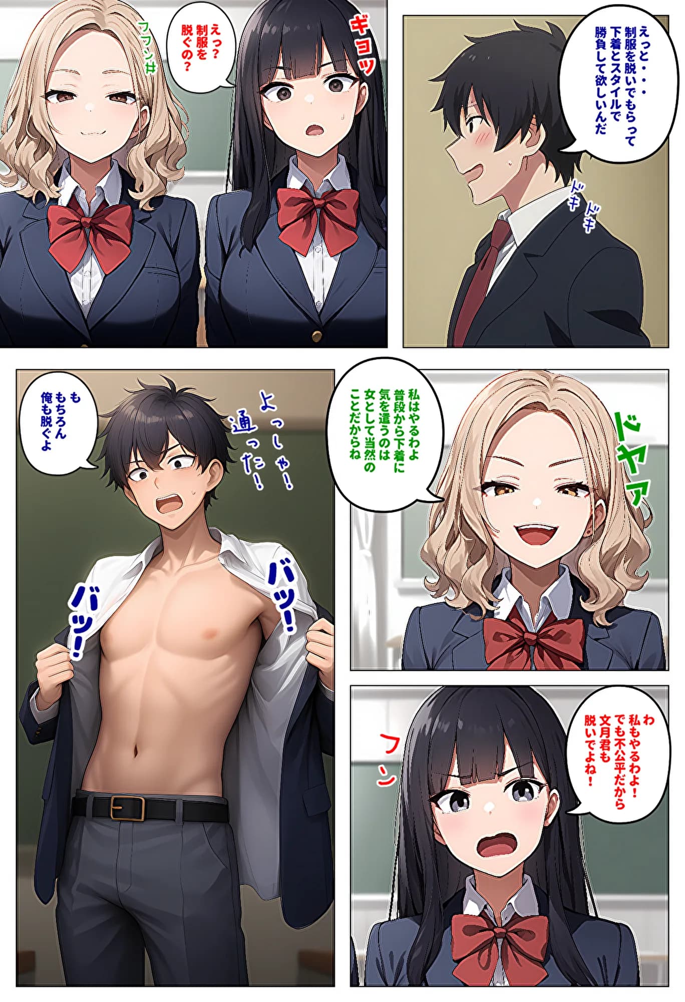 委員長とギャルがセックス勝負を始めたんだが俺が審判をする事になった話 - 18ページ