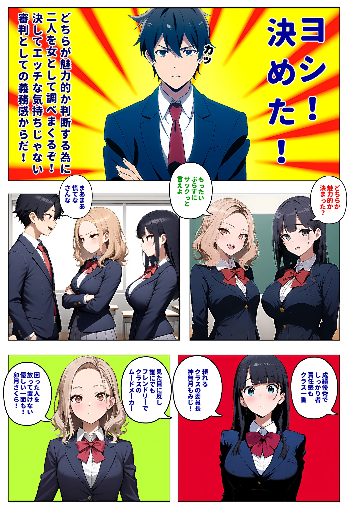 委員長とギャルがセックス勝負を始めたんだが俺が審判をする事になった話 - 26ページ