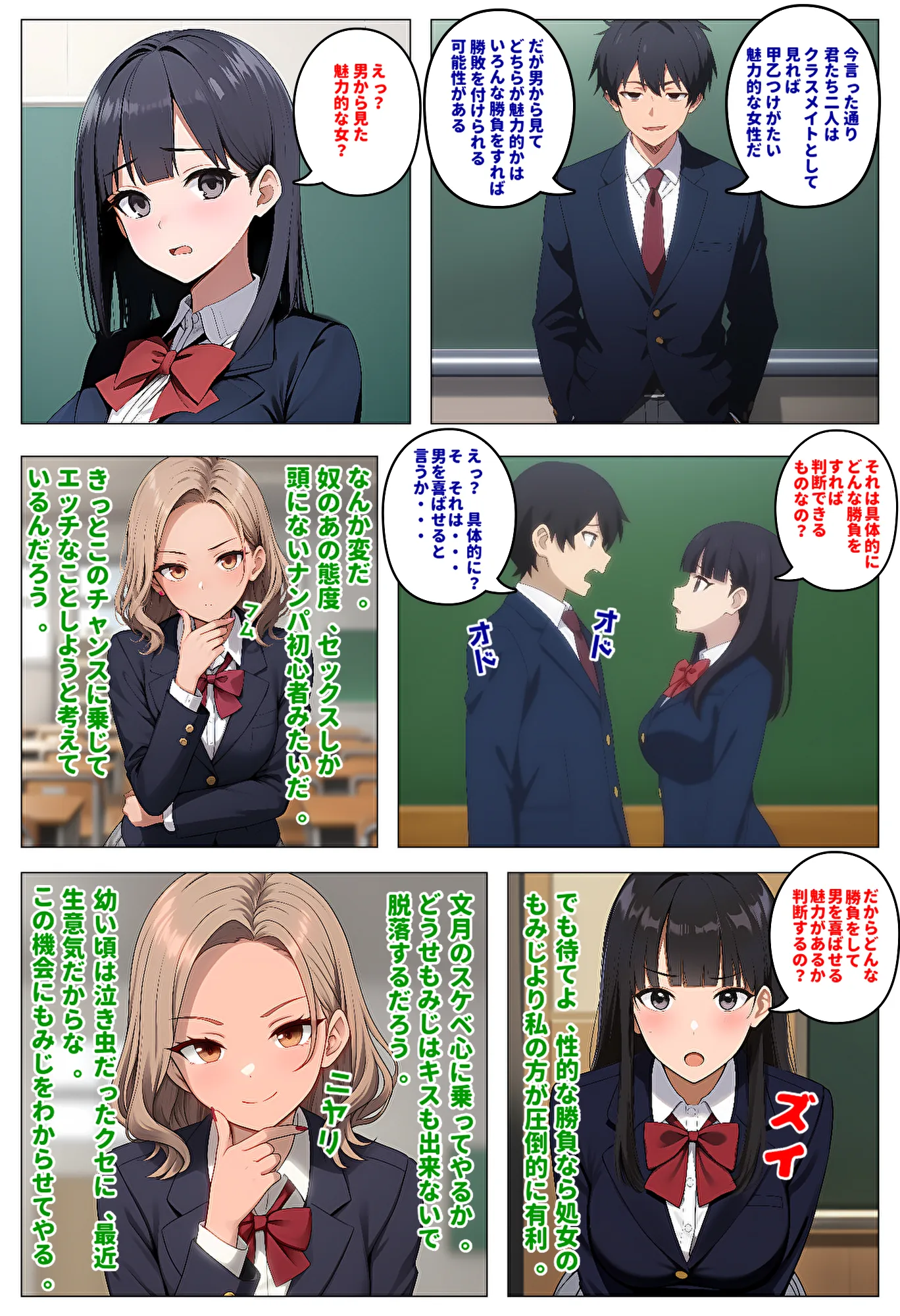 委員長とギャルがセックス勝負を始めたんだが俺が審判をする事になった話 - 27ページ