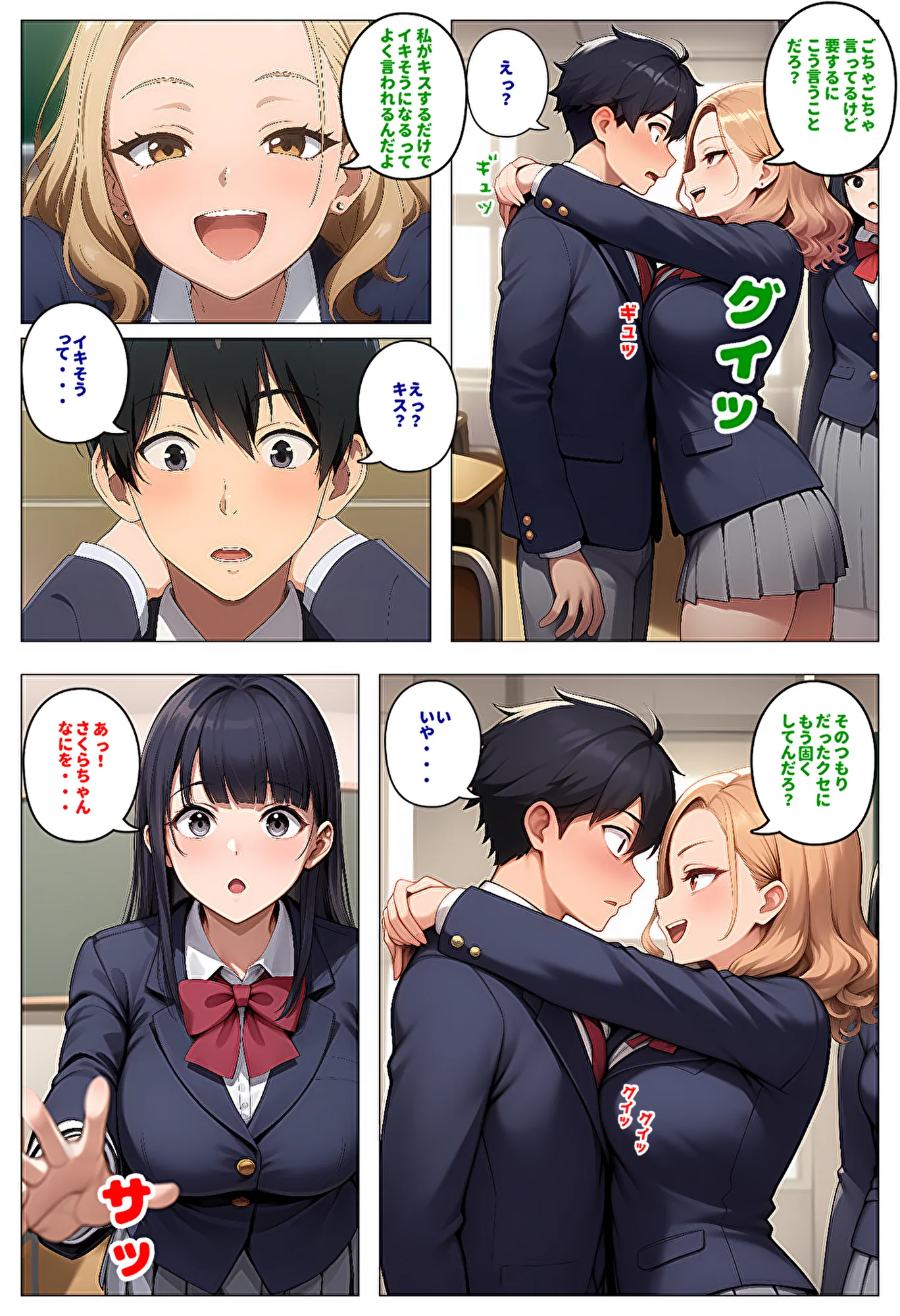 委員長とギャルがセックス勝負を始めたんだが俺が審判をする事になった話 - 28ページ