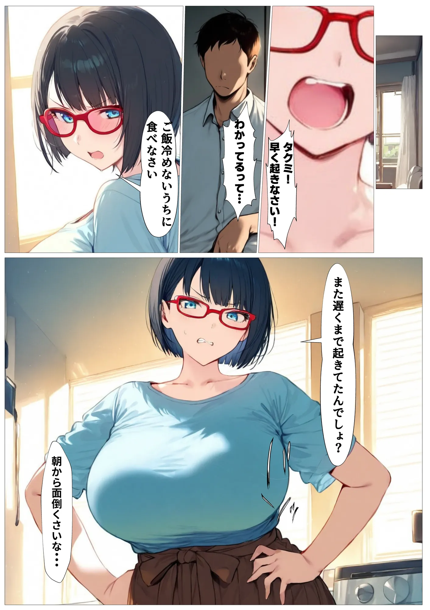 性欲激強ママがデカマラ息子と中出しSEXするのは時間の問題 - 8ページ