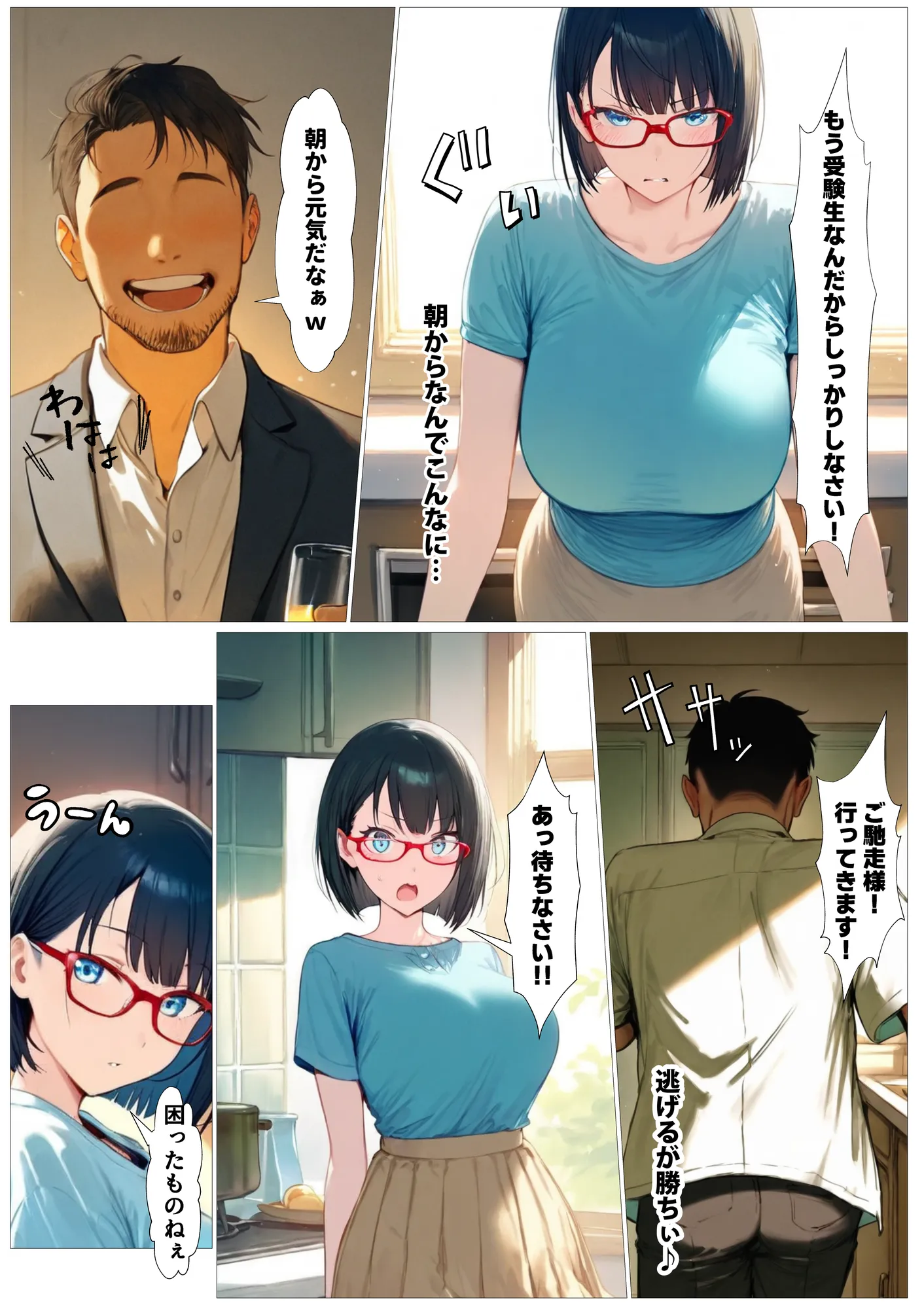 性欲激強ママがデカマラ息子と中出しSEXするのは時間の問題 - 9ページ