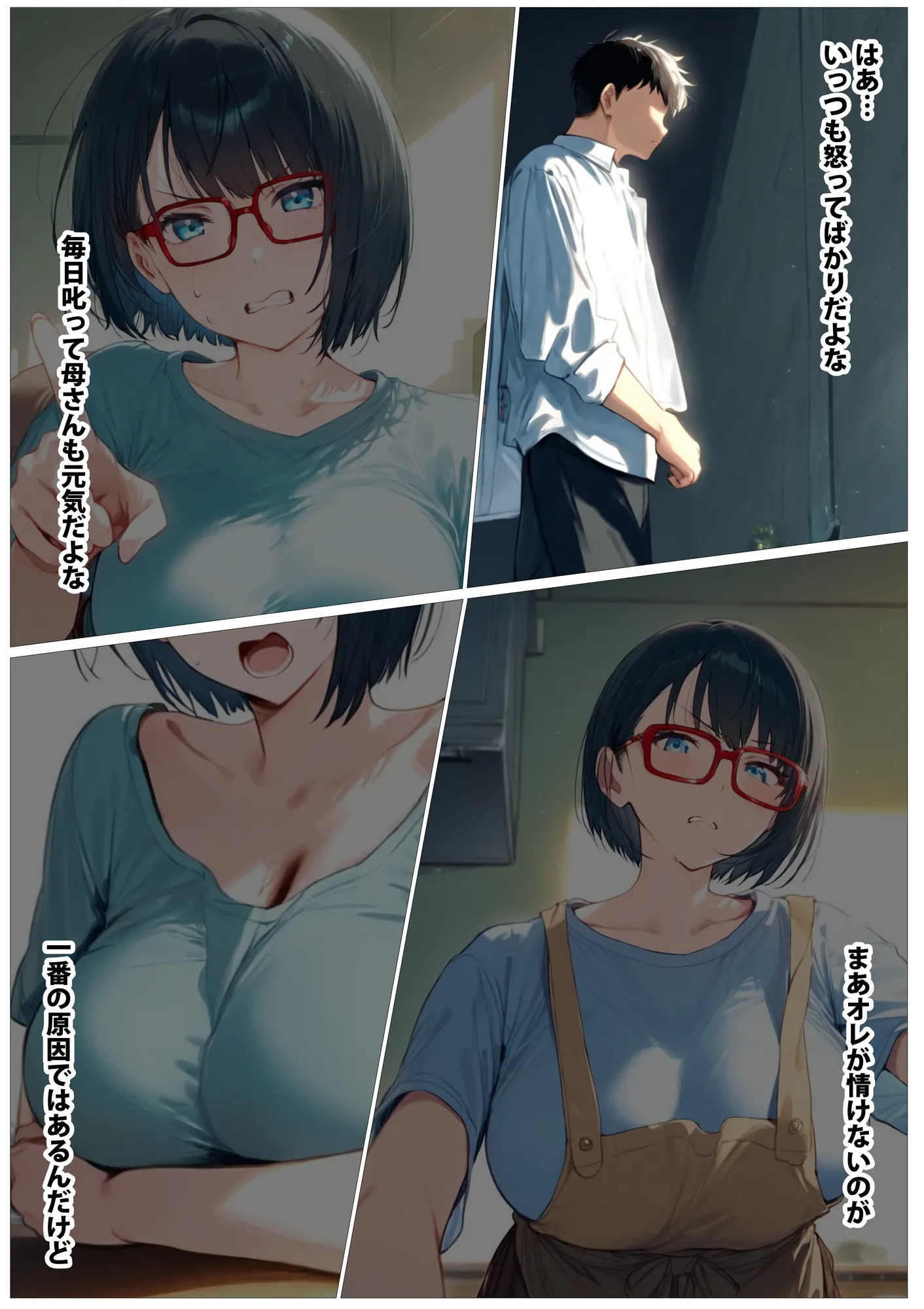 性欲激強ママがデカマラ息子と中出しSEXするのは時間の問題 - 10ページ