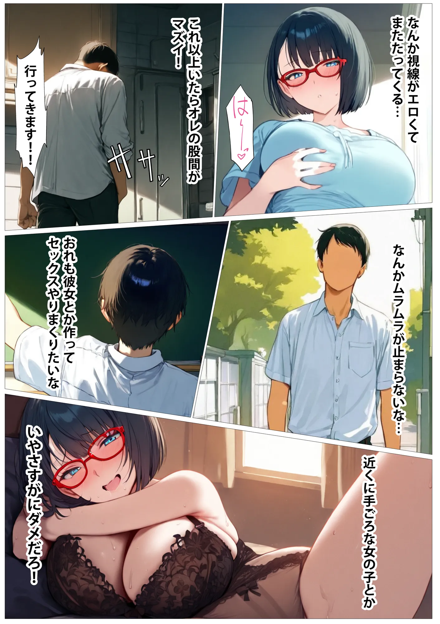 性欲激強ママがデカマラ息子と中出しSEXするのは時間の問題 - 25ページ