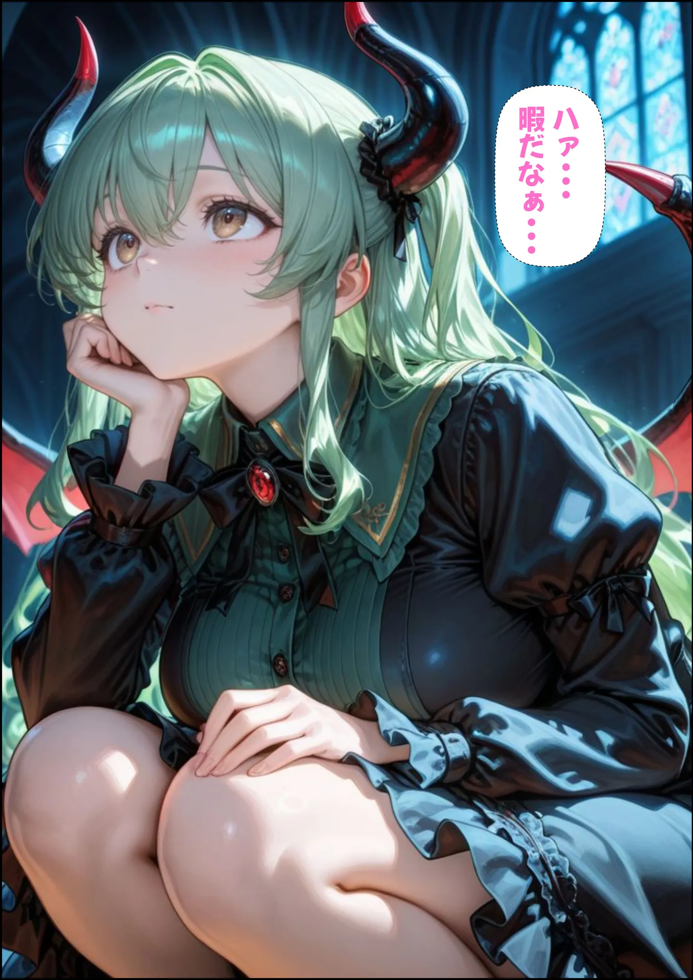 小生意気なサキュバスを騙し討ち種付け教育した件 - 1ページ