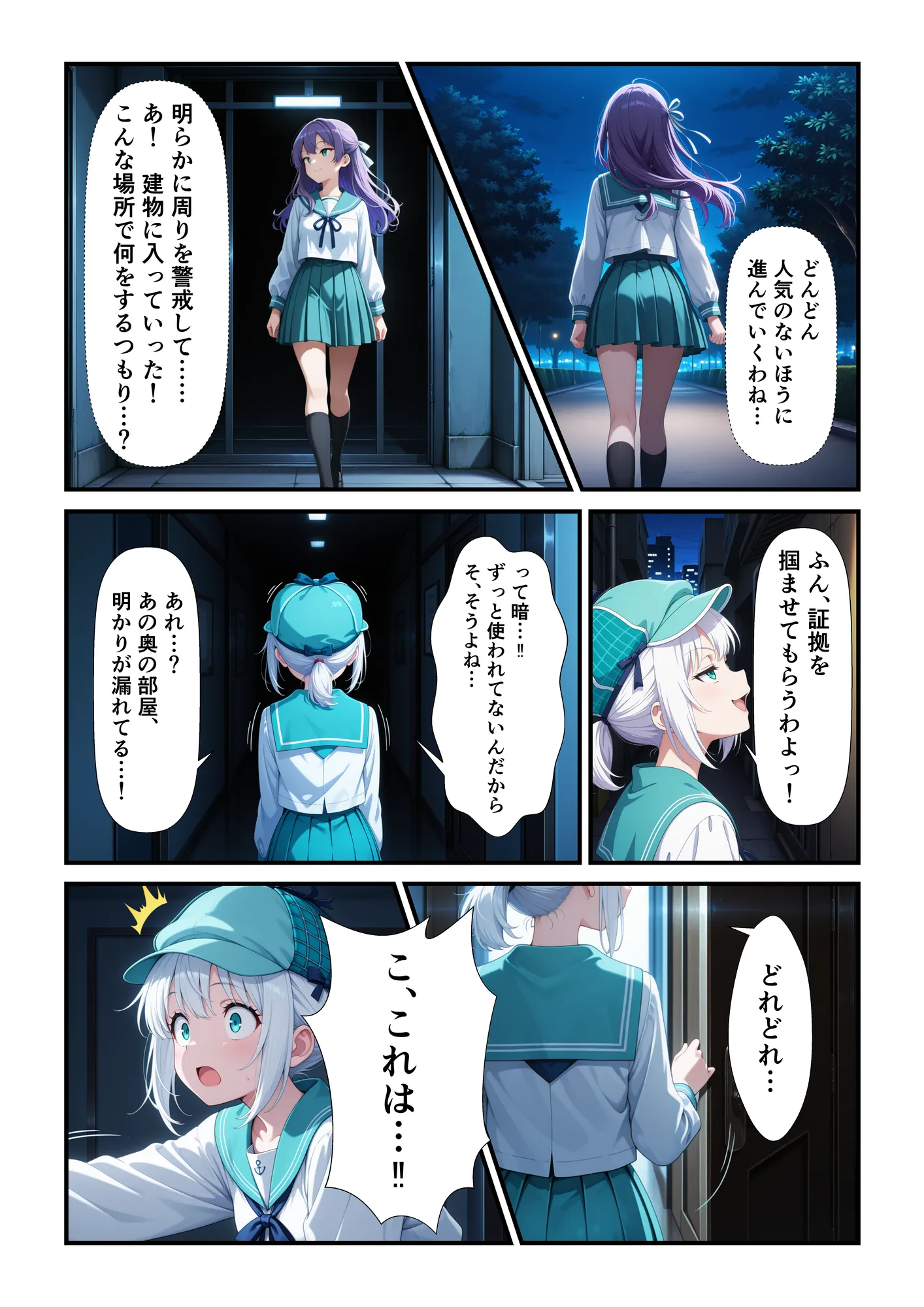 JK探偵碧（あおい）のクロロホルム誘拐事件簿 - 6ページ