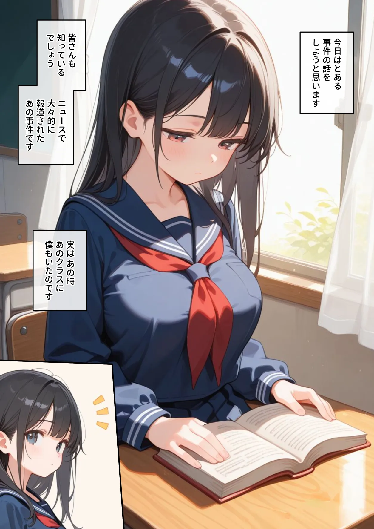 学校を占拠したテロリストがド変態だったら - 1ページ