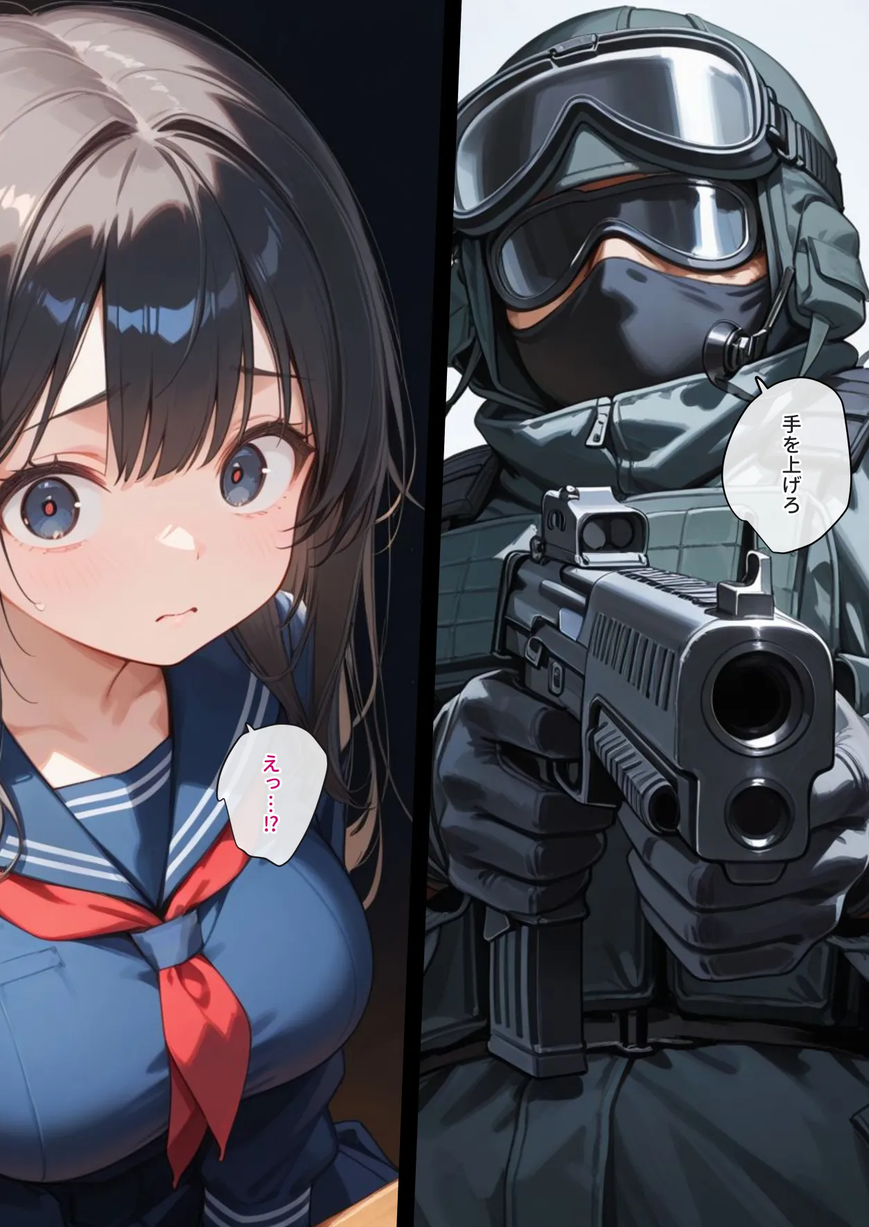 学校を占拠したテロリストがド変態だったら - 3ページ